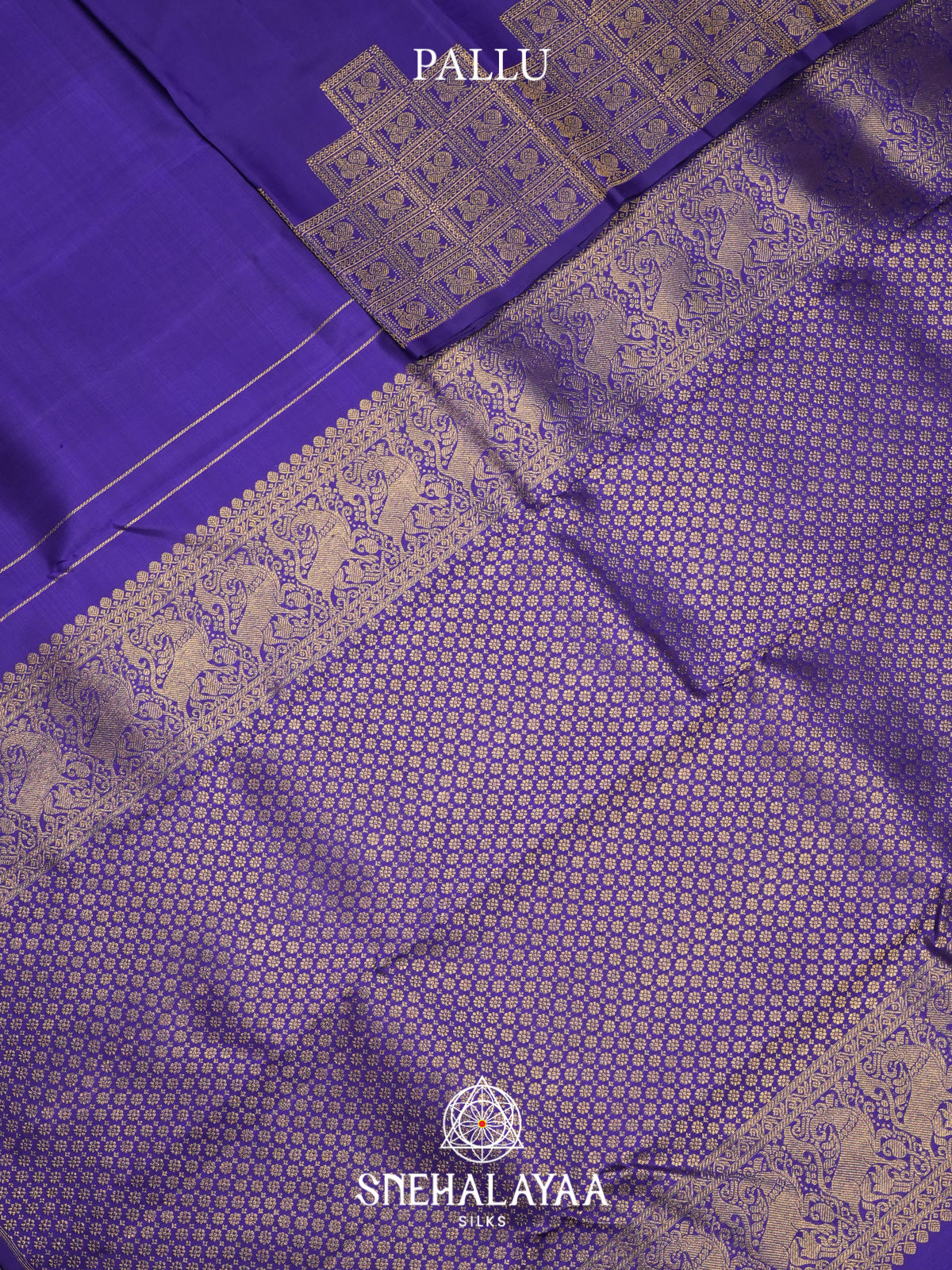 Purple Kanjivaram Silk Saree