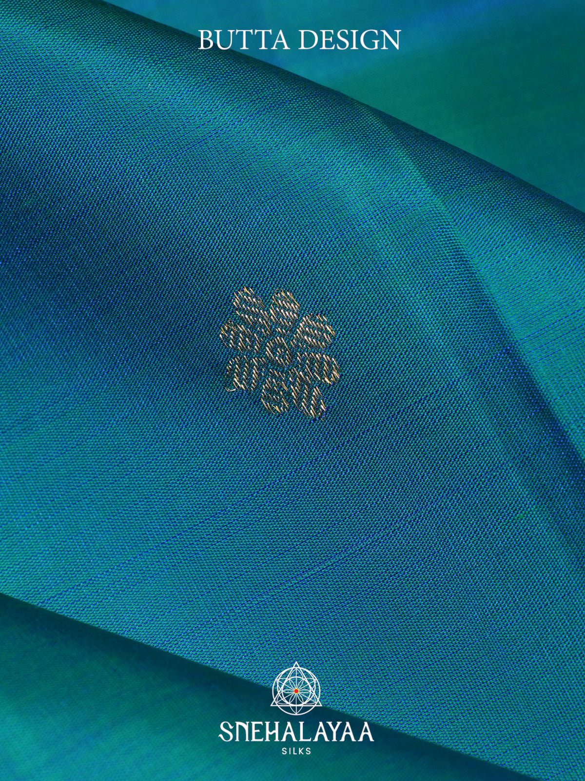 Peacock Blue Kanjivaram Silk Saree