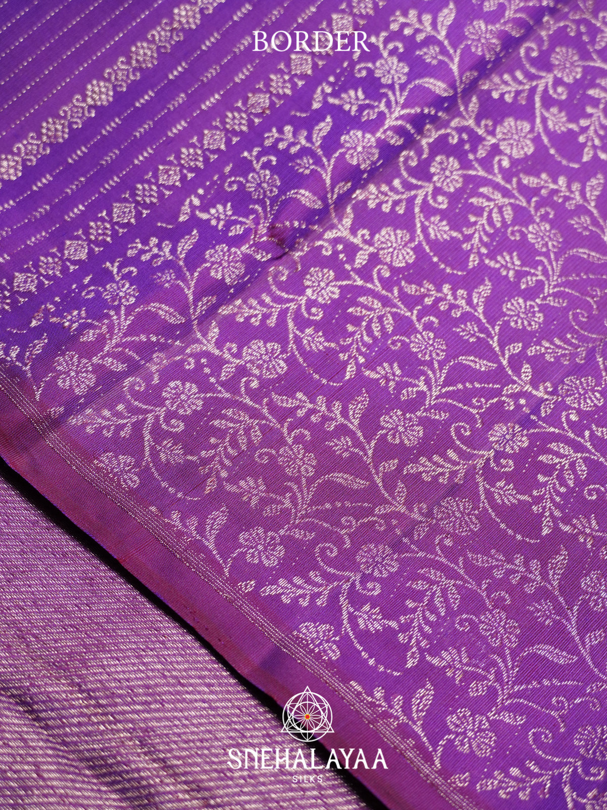 Purple Kanjivaram Silk Saree