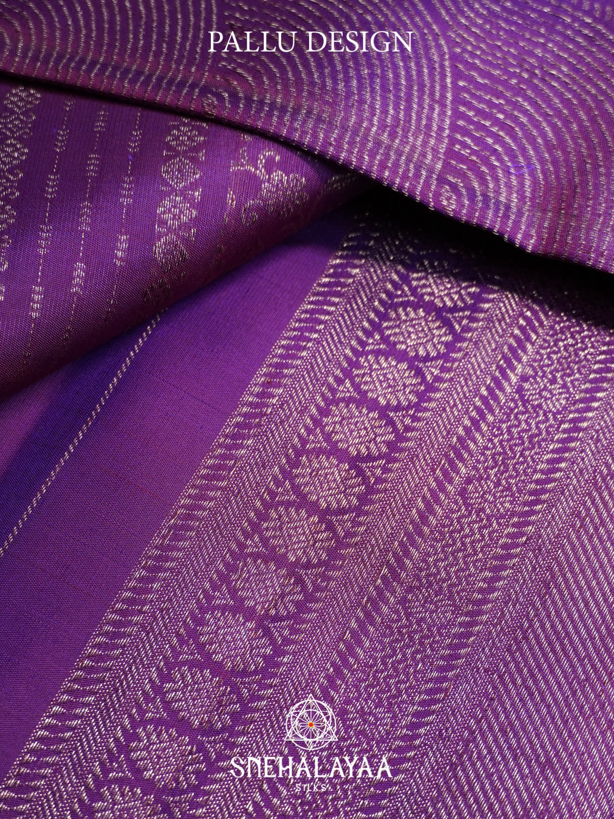 Purple Kanjivaram Silk Saree