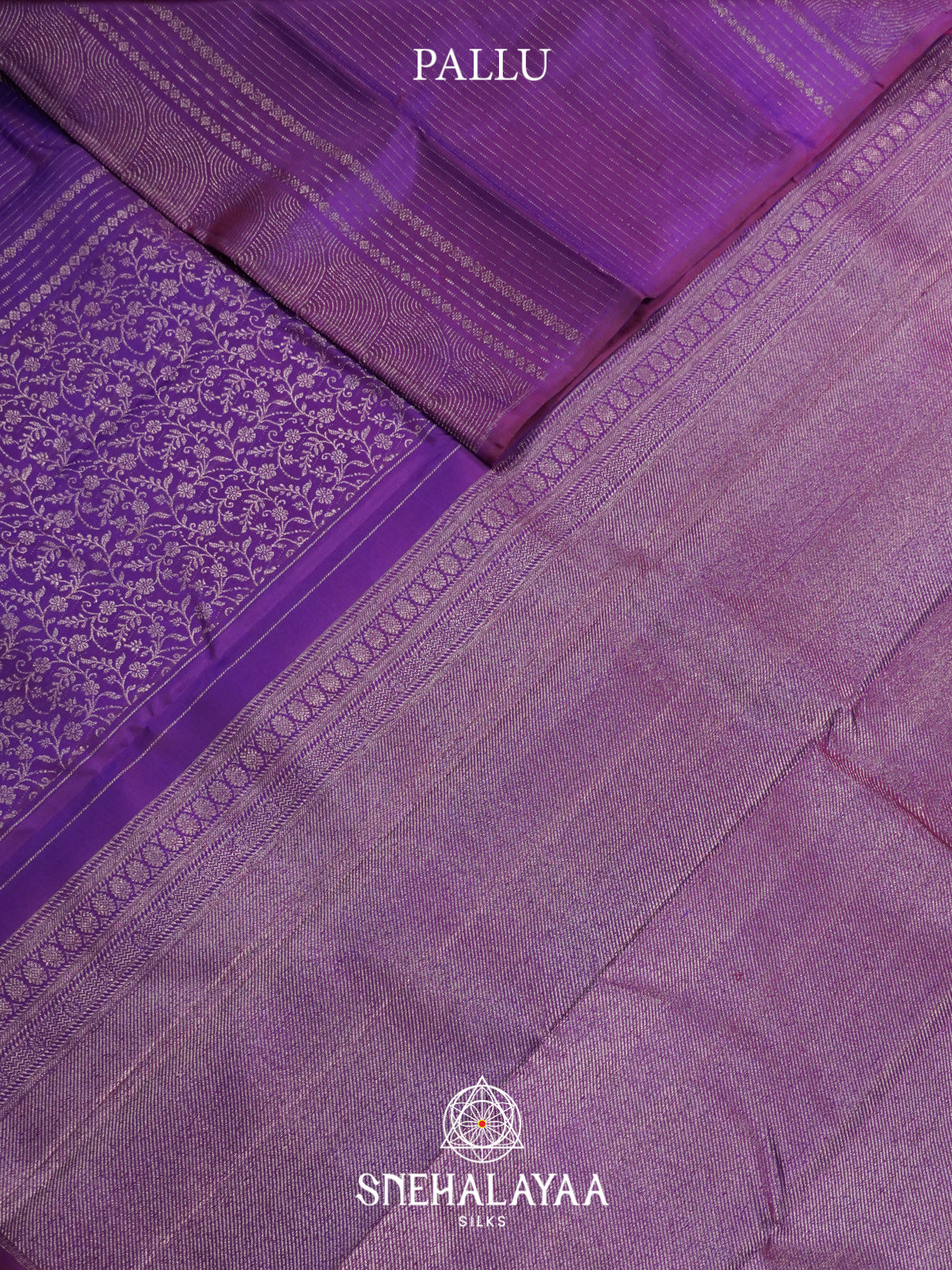 Purple Kanjivaram Silk Saree