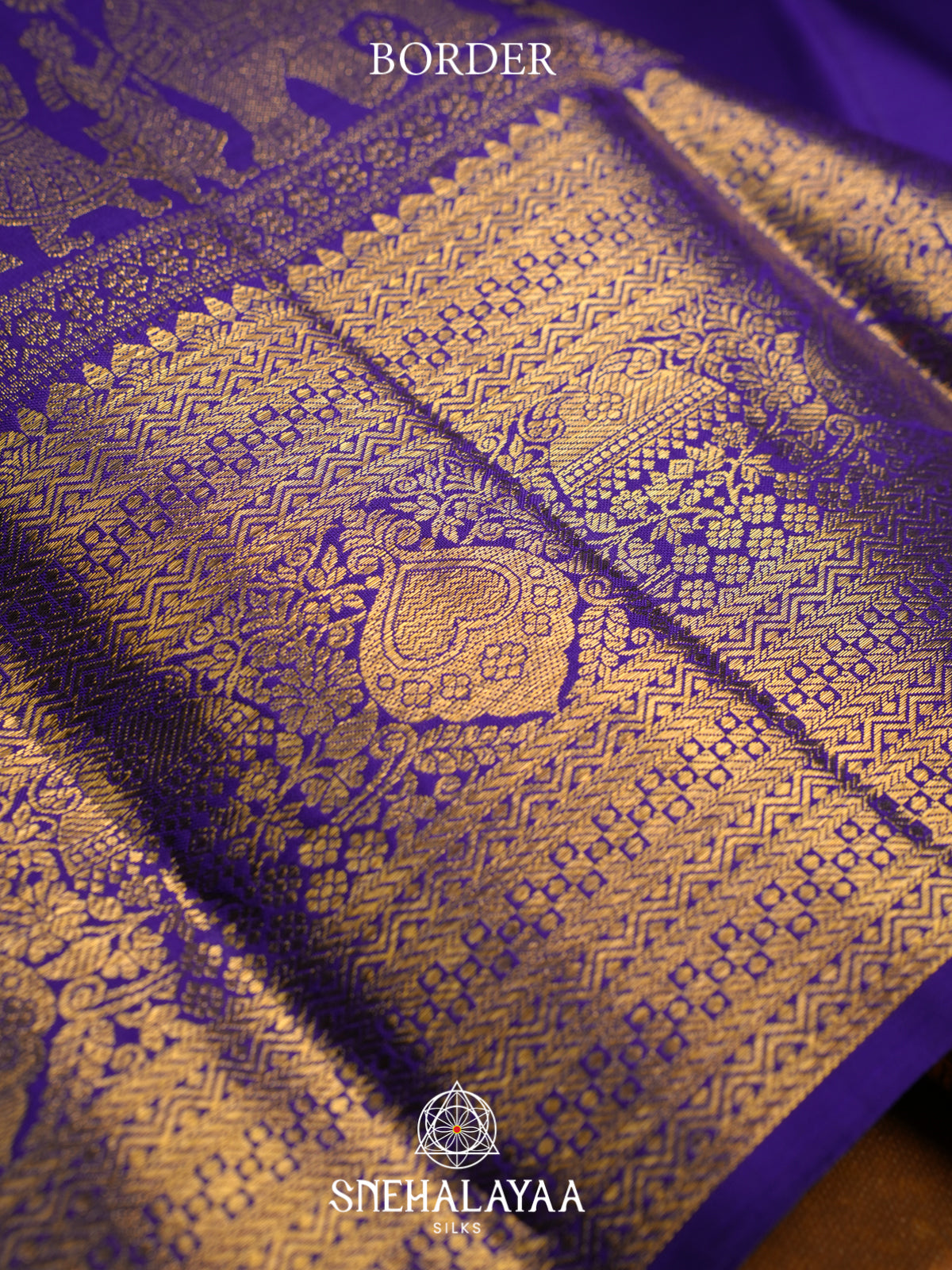 Purple Kanjivaram Silk Saree