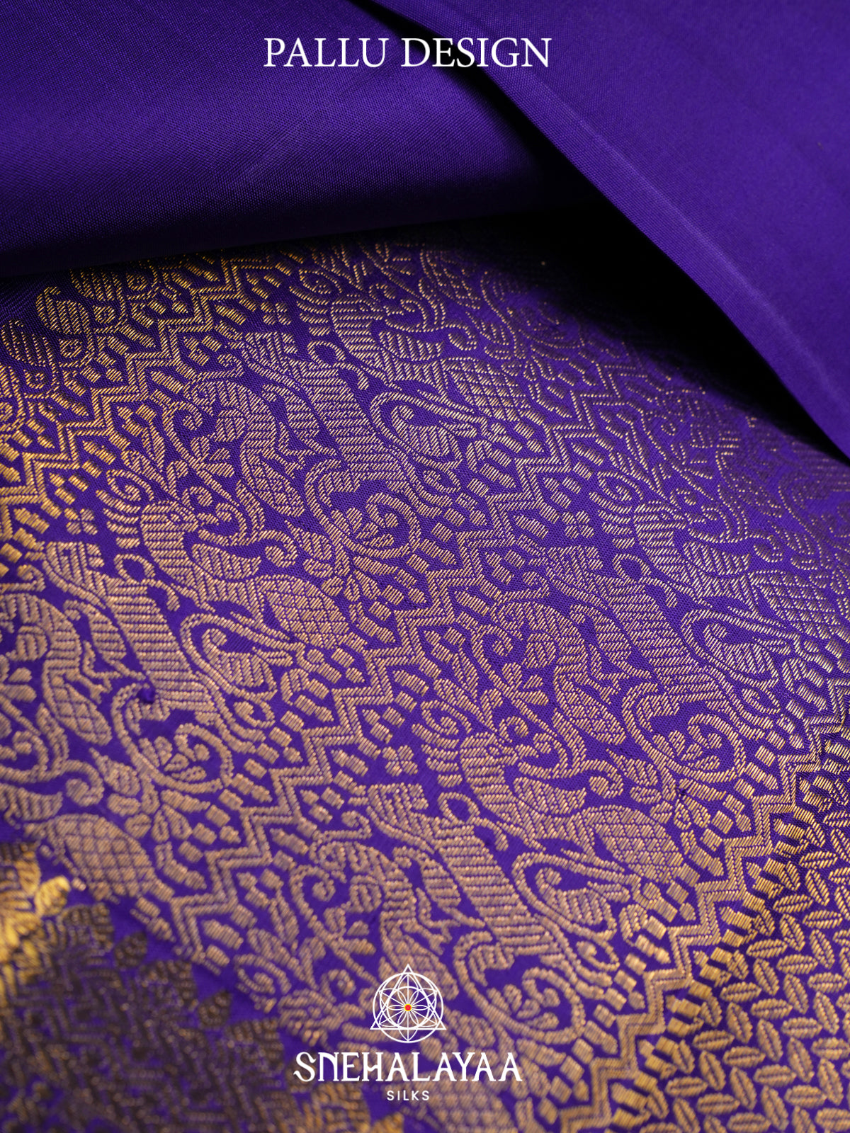 Purple Kanjivaram Silk Saree