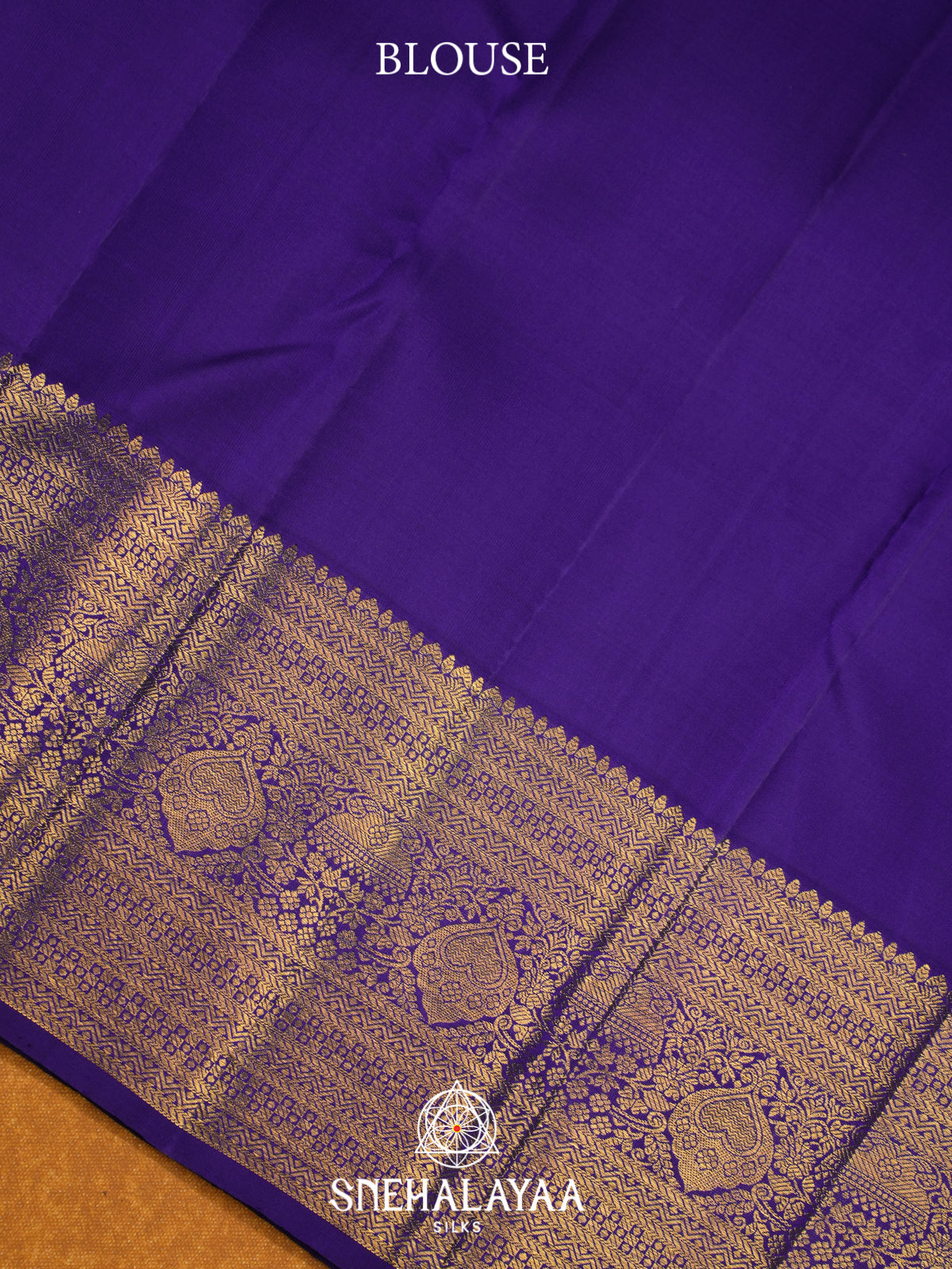 Purple Kanjivaram Silk Saree