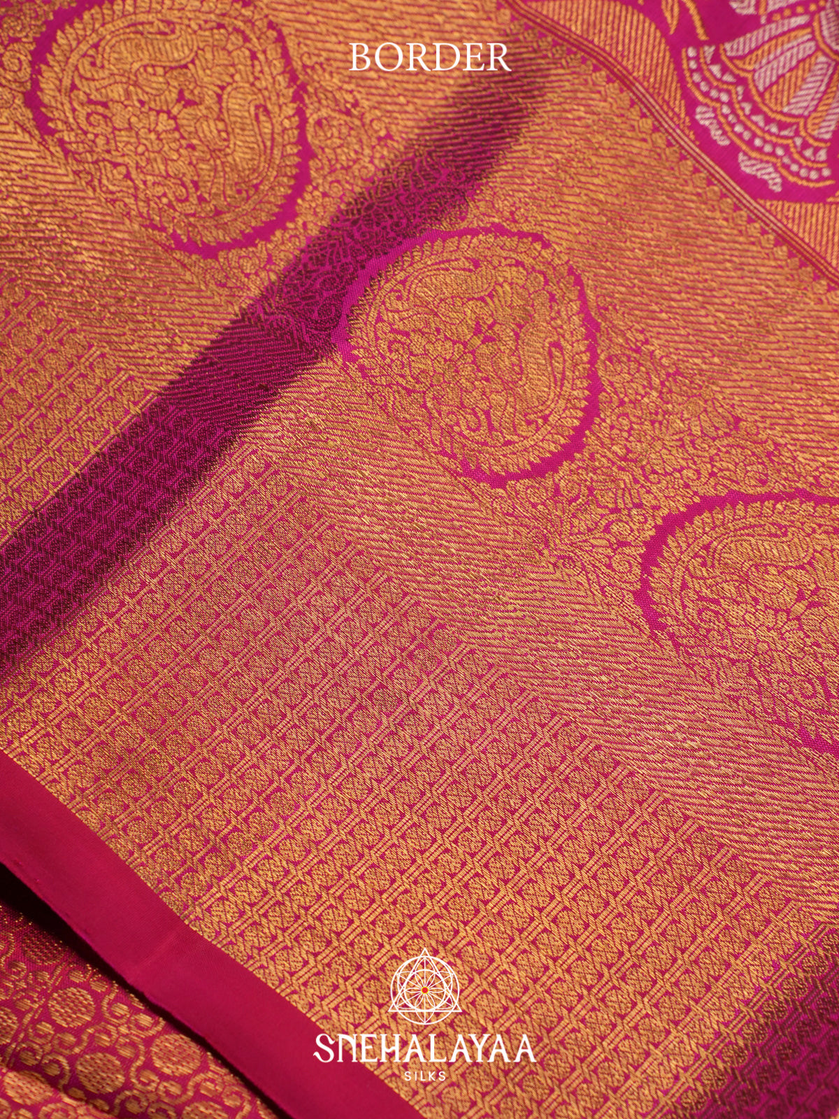 Ruby Red Kanjivaram Silk Saree