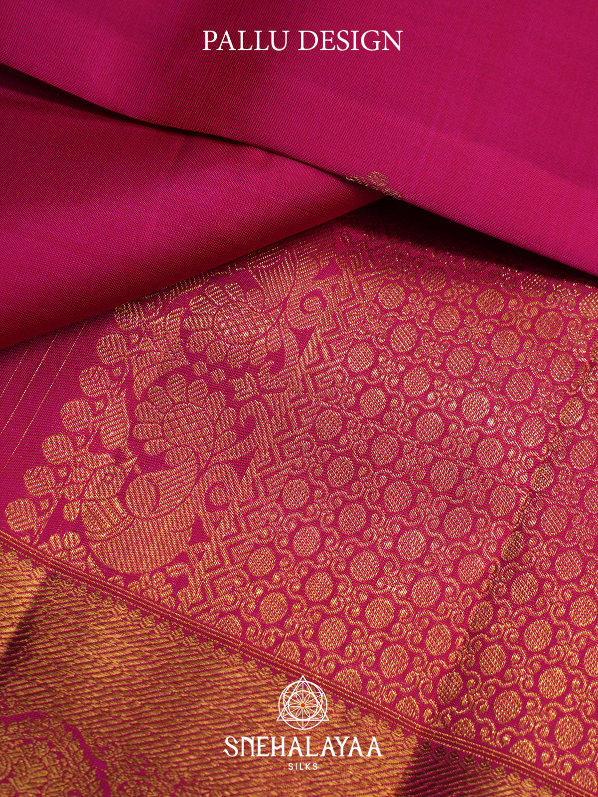 Ruby Red Kanjivaram Silk Saree