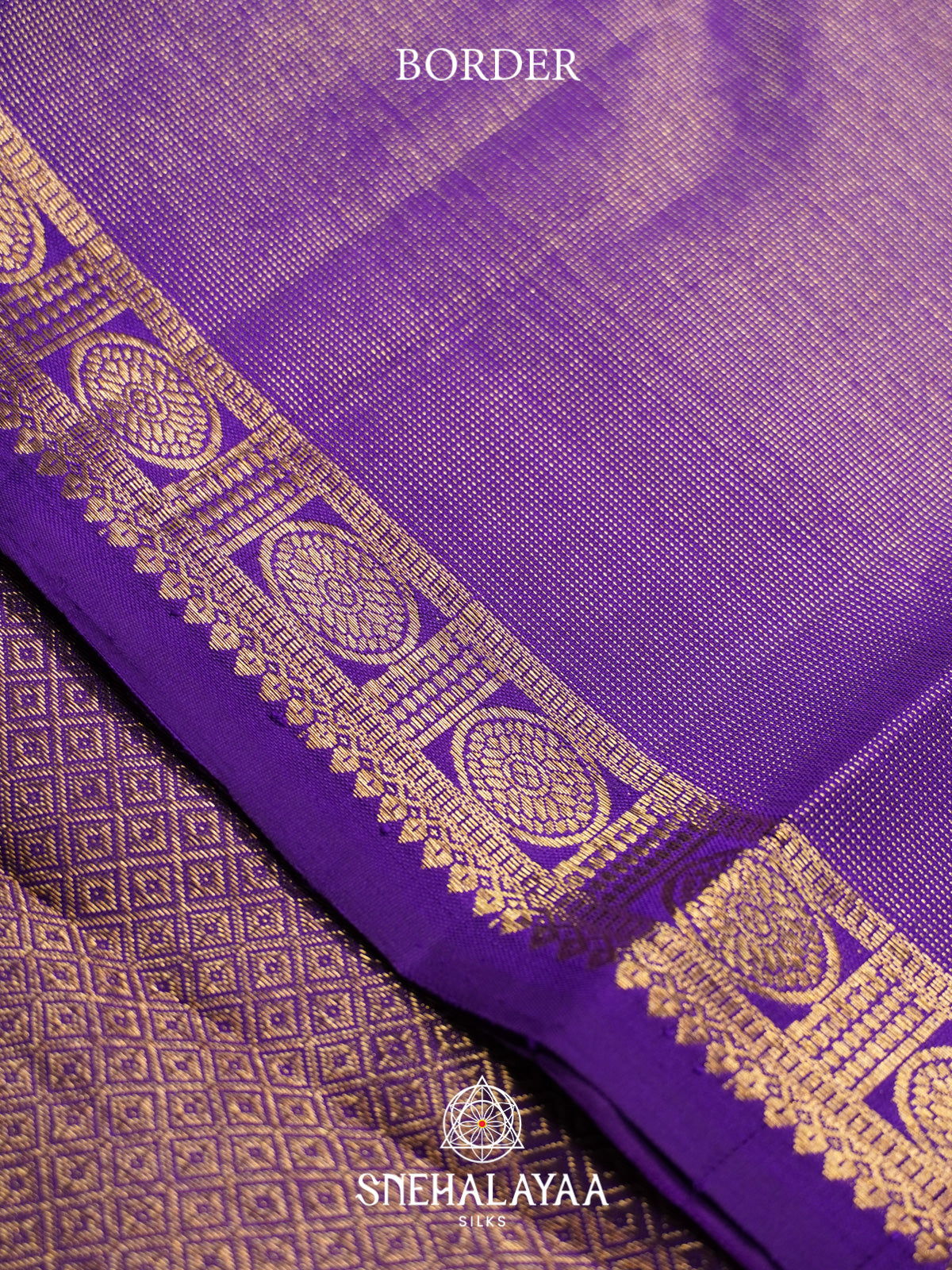 Purple Kanjivaram Silk Saree