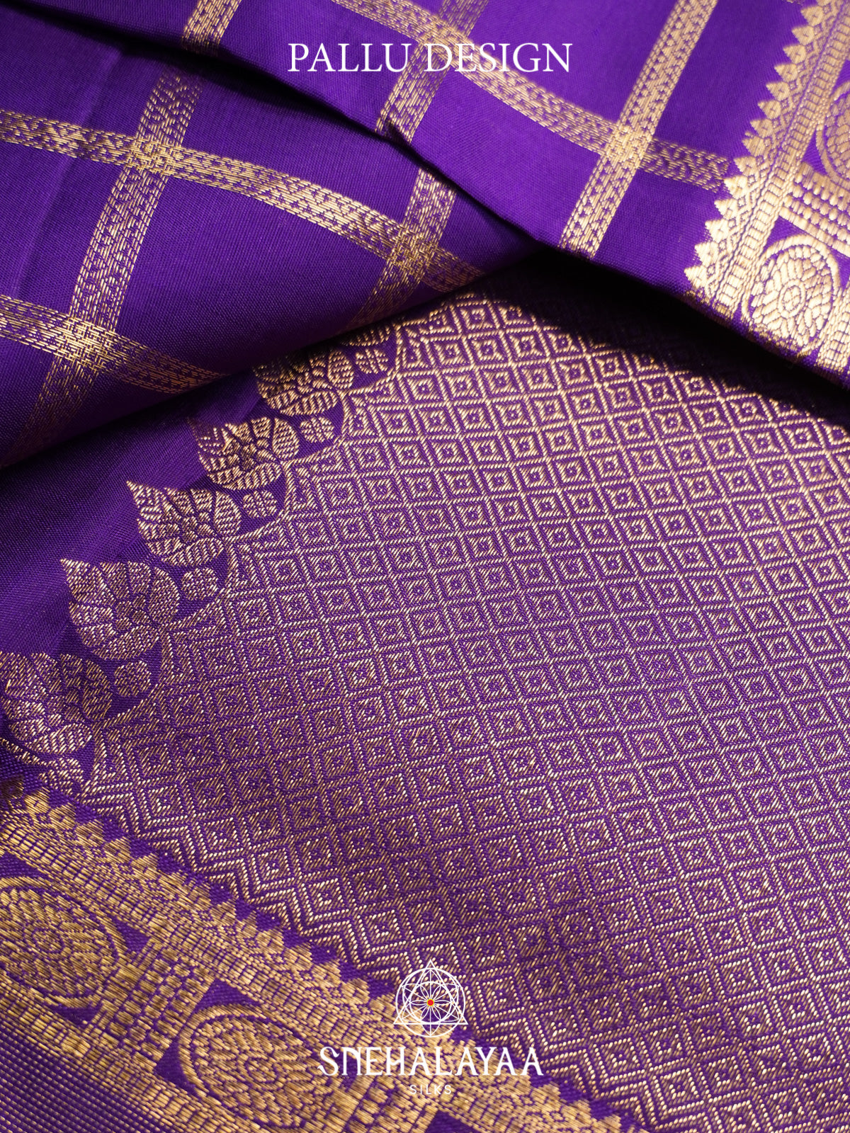 Purple Kanjivaram Silk Saree