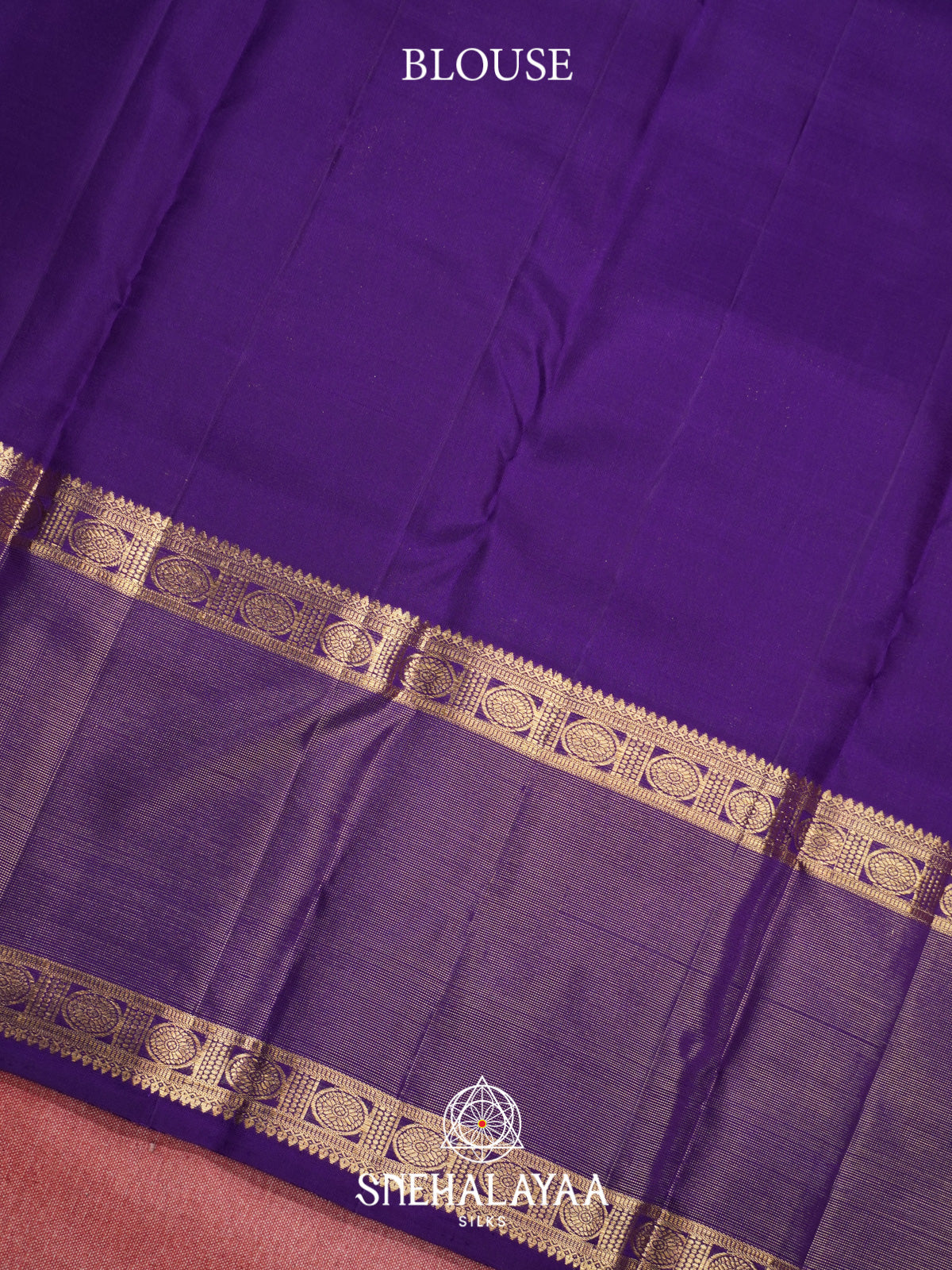 Purple Kanjivaram Silk Saree