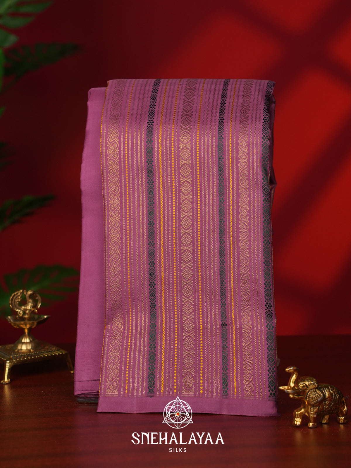 Pink Kanjivaram Silk Saree