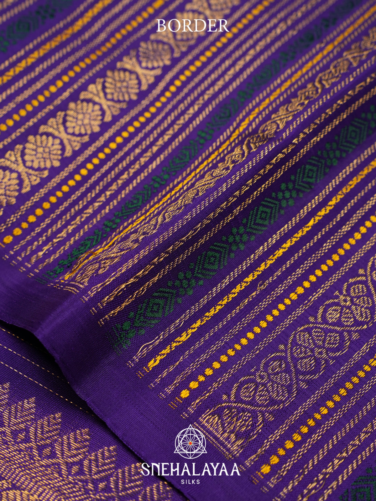 Purple Kanjivaram Silk Saree