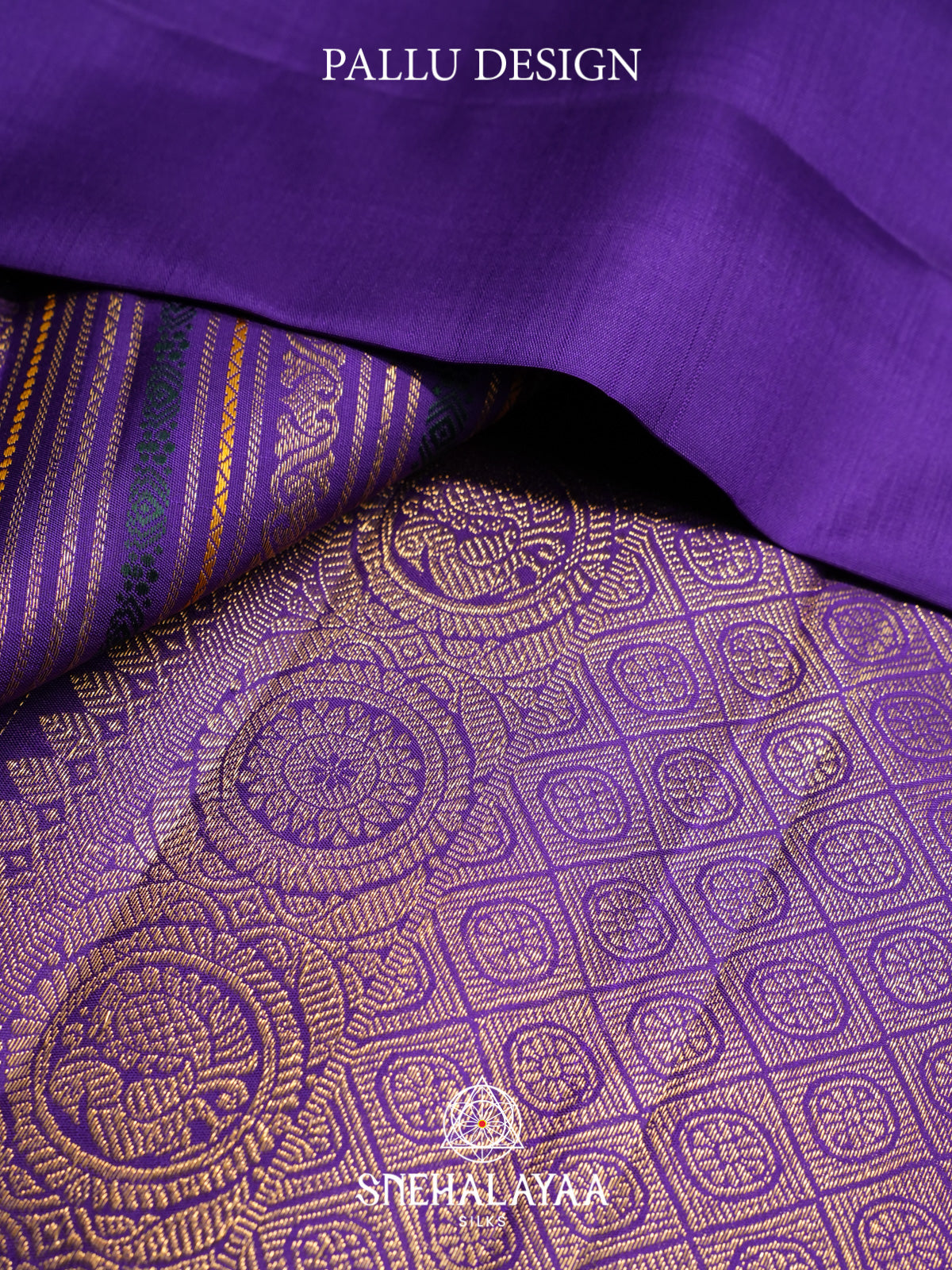 Purple Kanjivaram Silk Saree