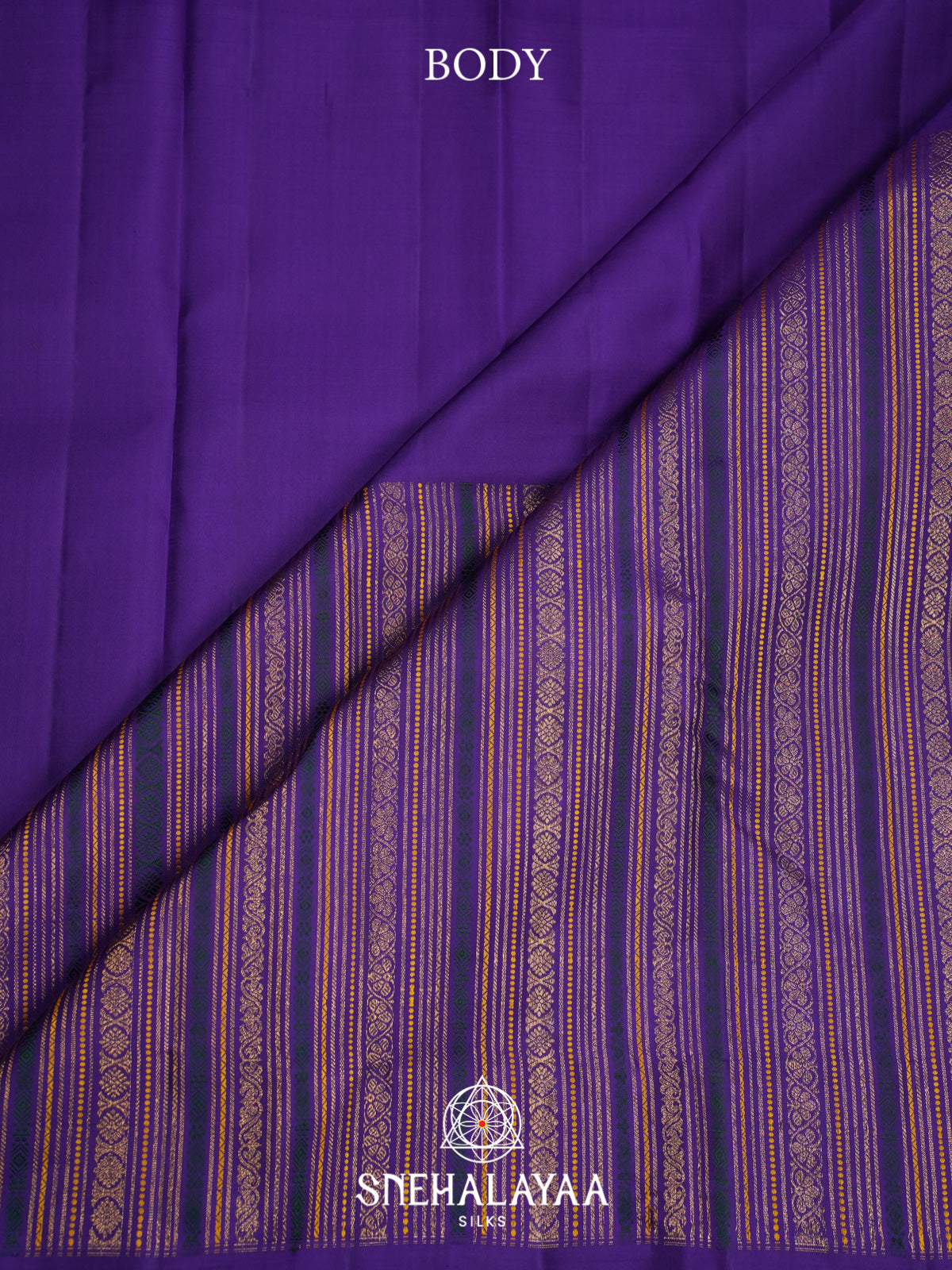 Purple Kanjivaram Silk Saree