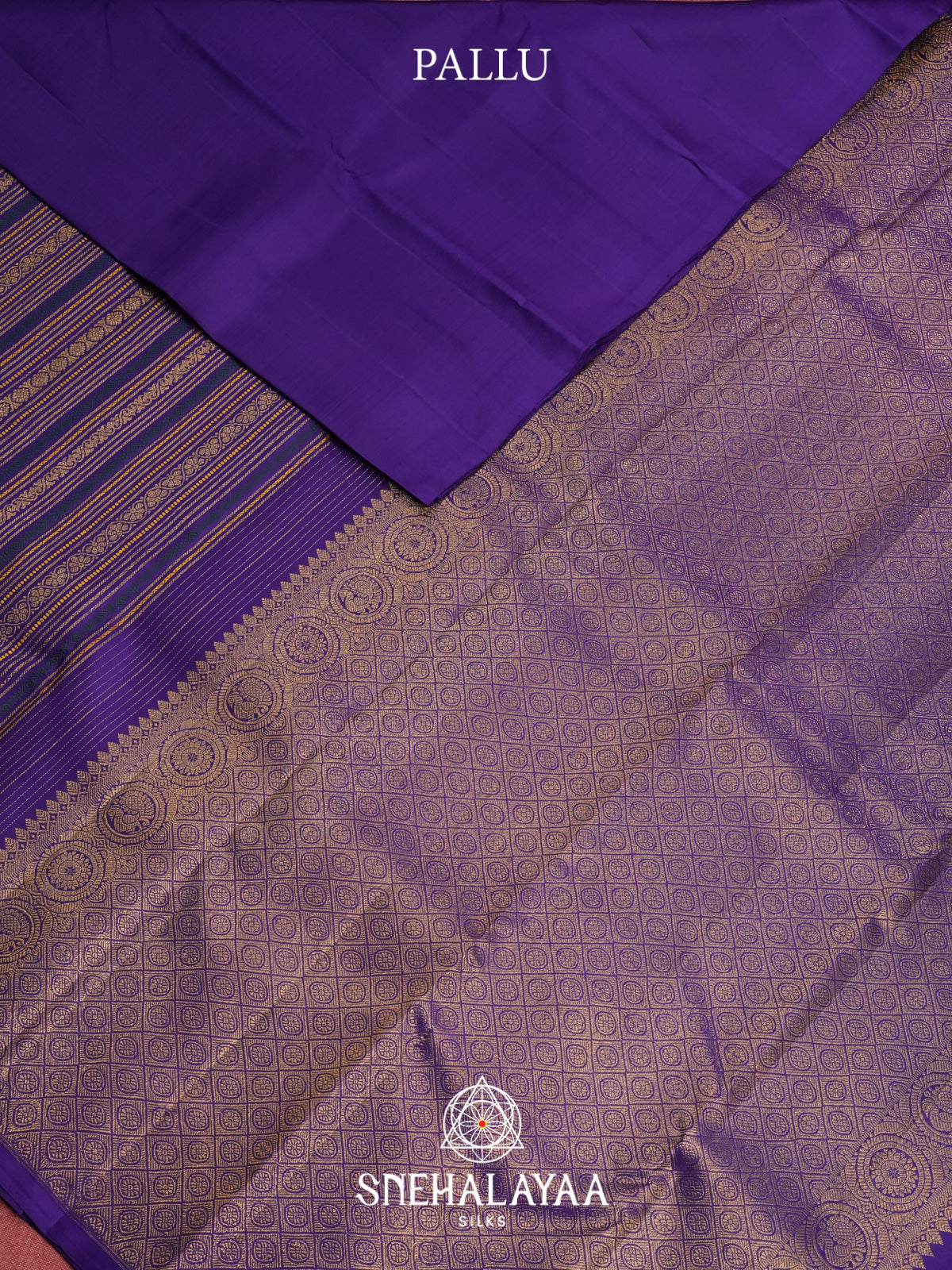 Purple Kanjivaram Silk Saree