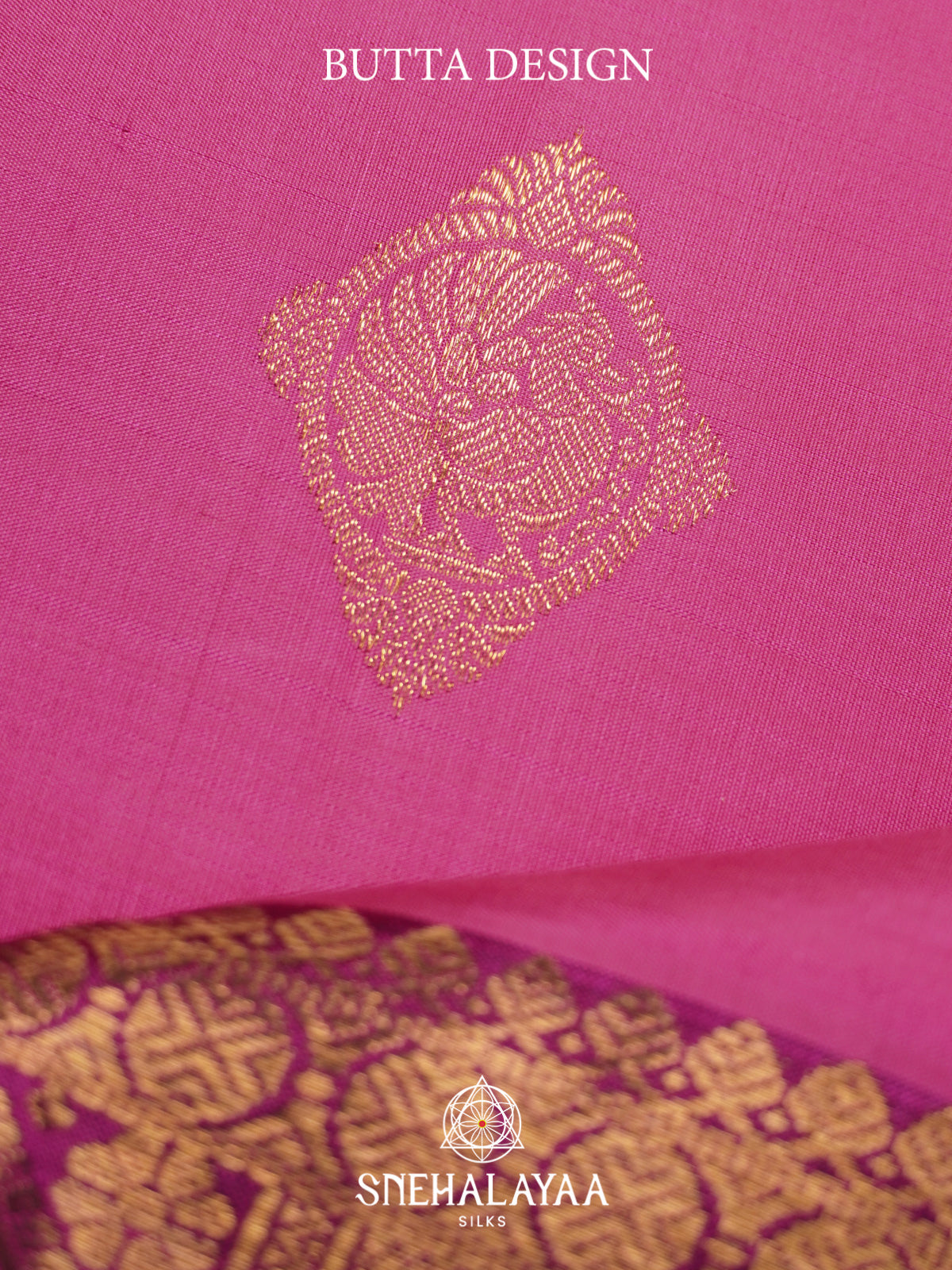 Pink Kanjivaram Silk Saree