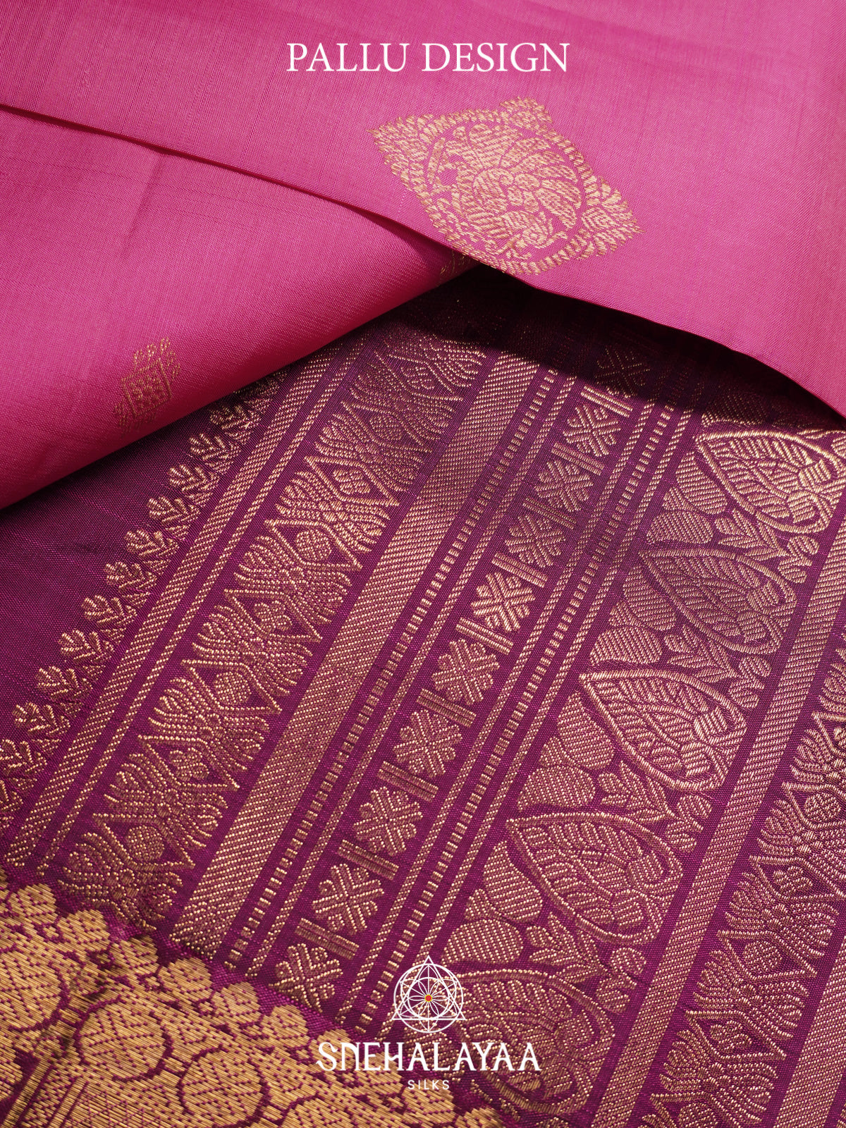 Pink Kanjivaram Silk Saree