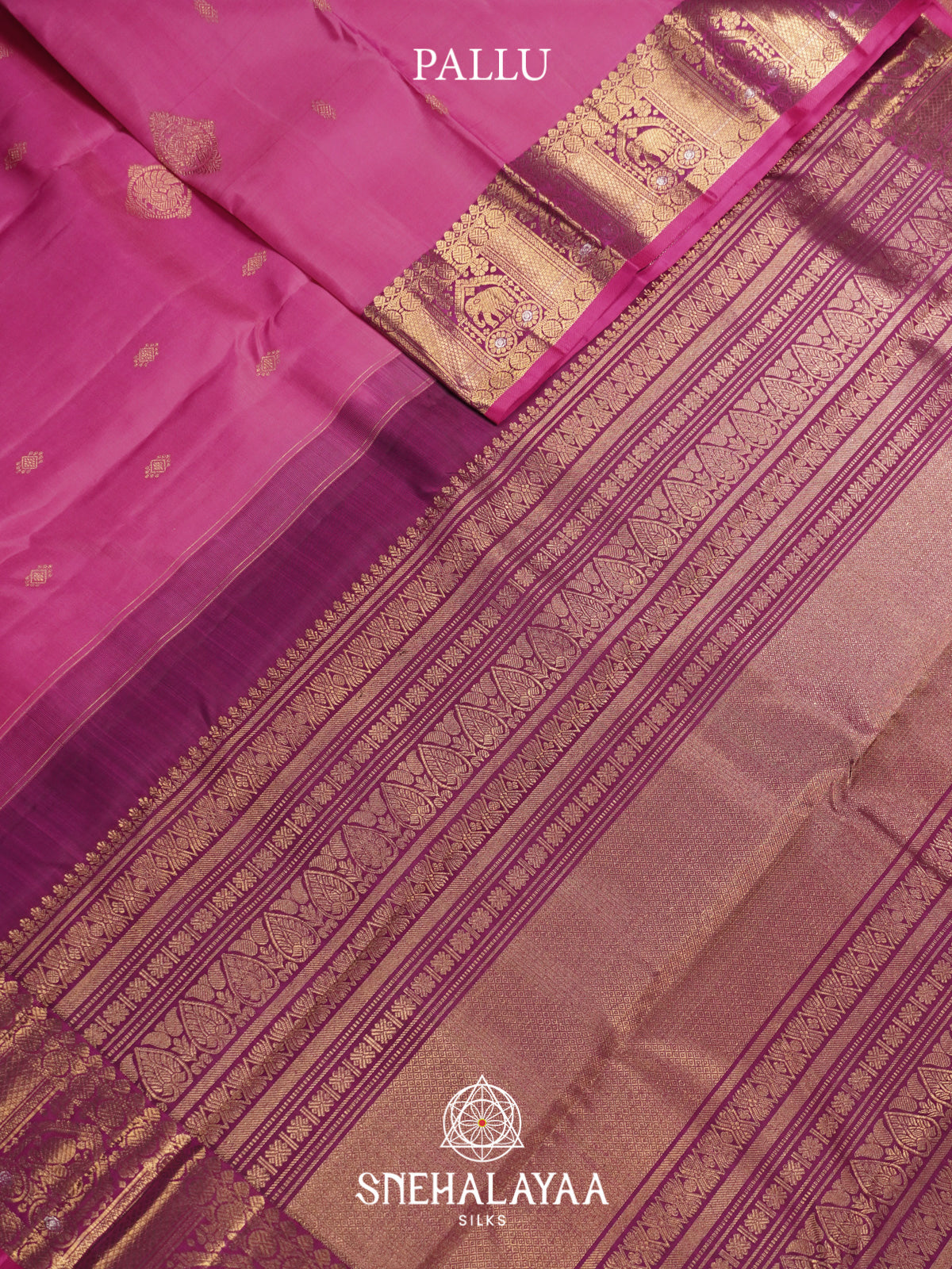Pink Kanjivaram Silk Saree