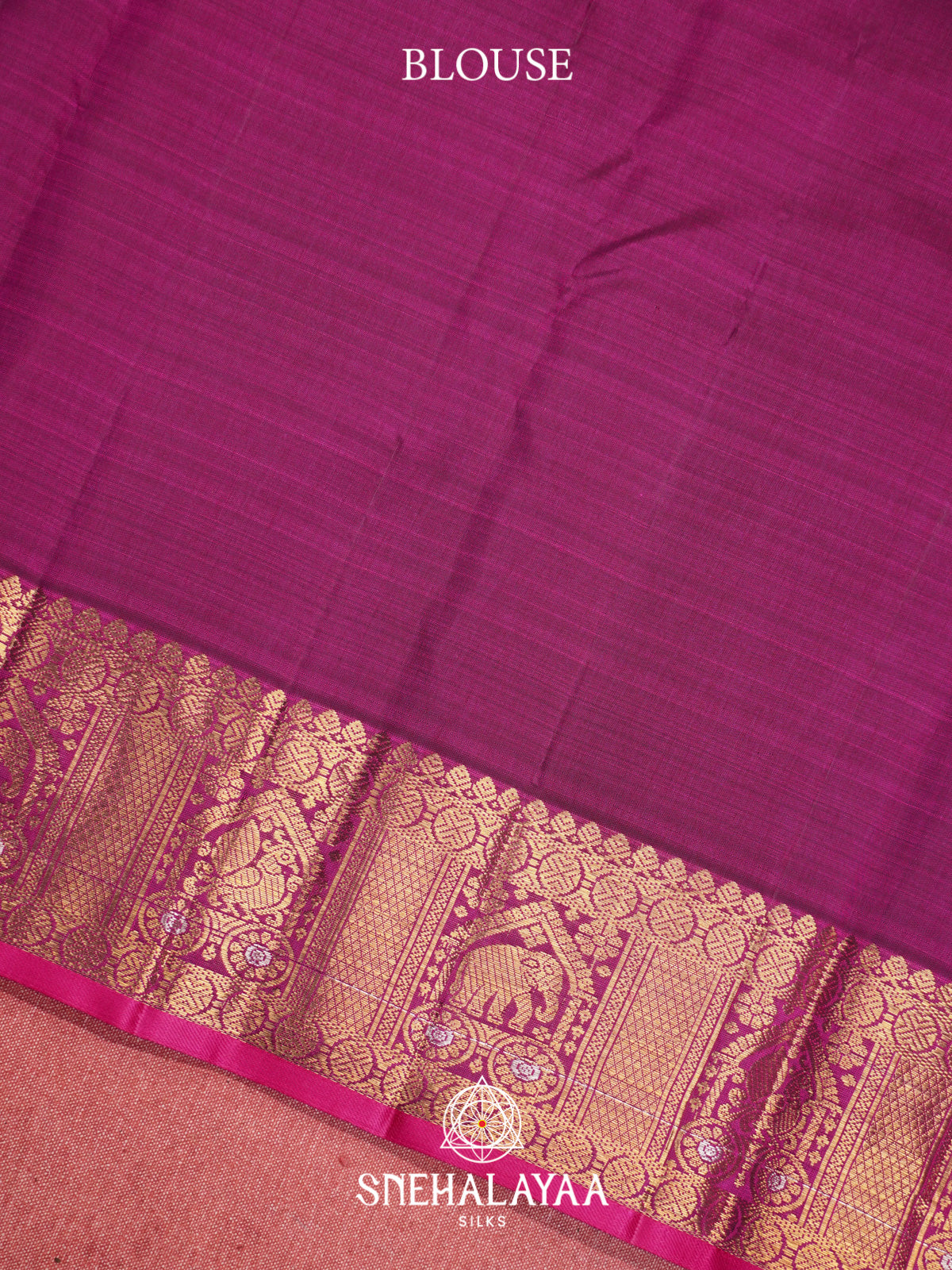 Pink Kanjivaram Silk Saree