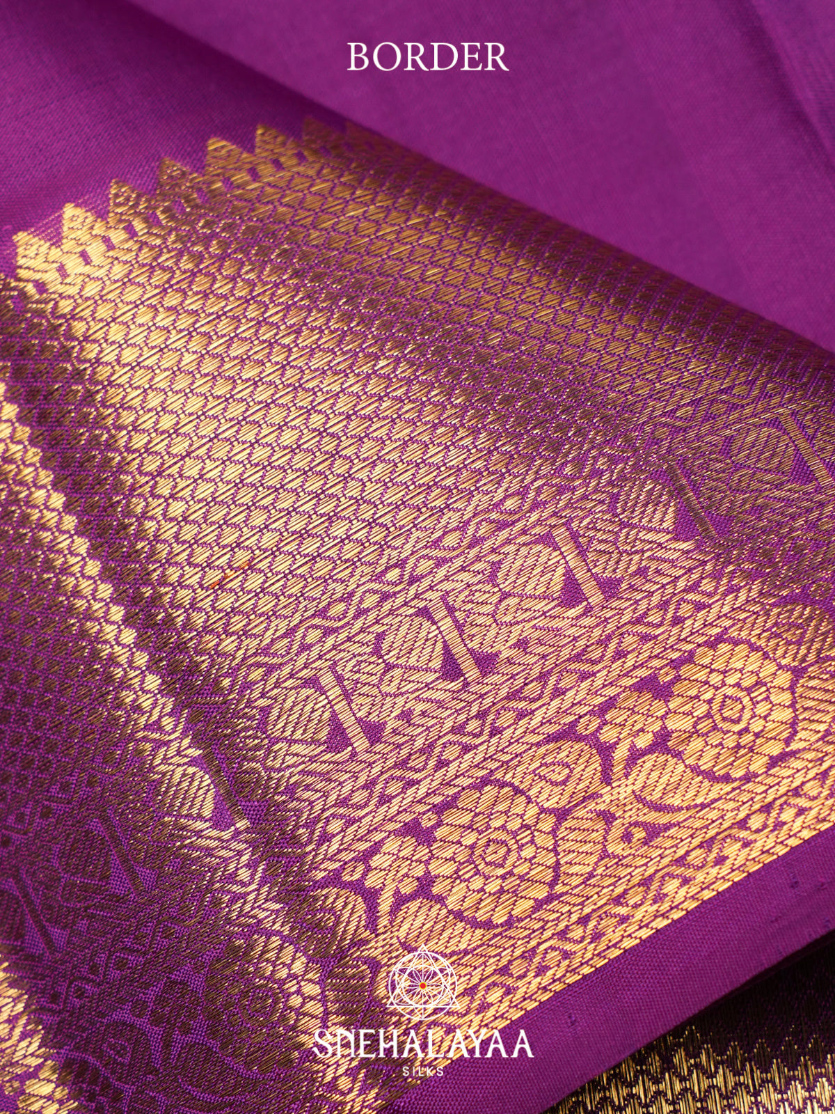Magenta Purple Kanjivaram Silk Saree