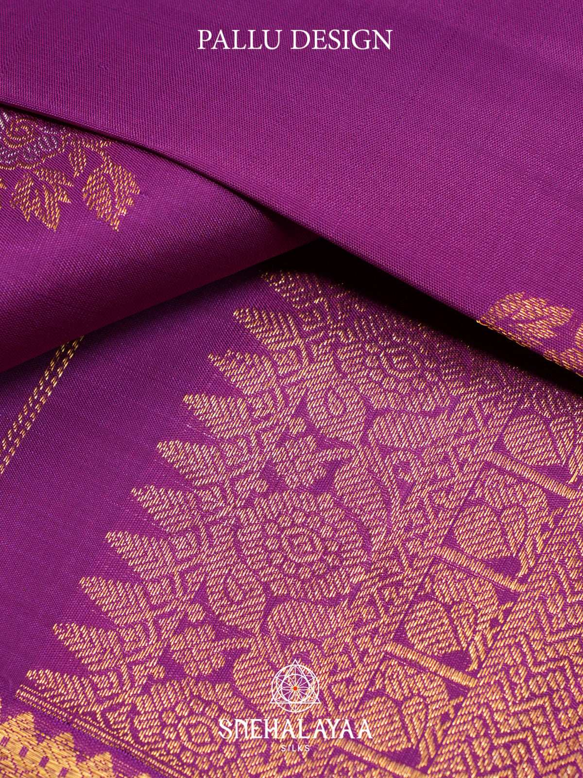 Magenta Purple Kanjivaram Silk Saree