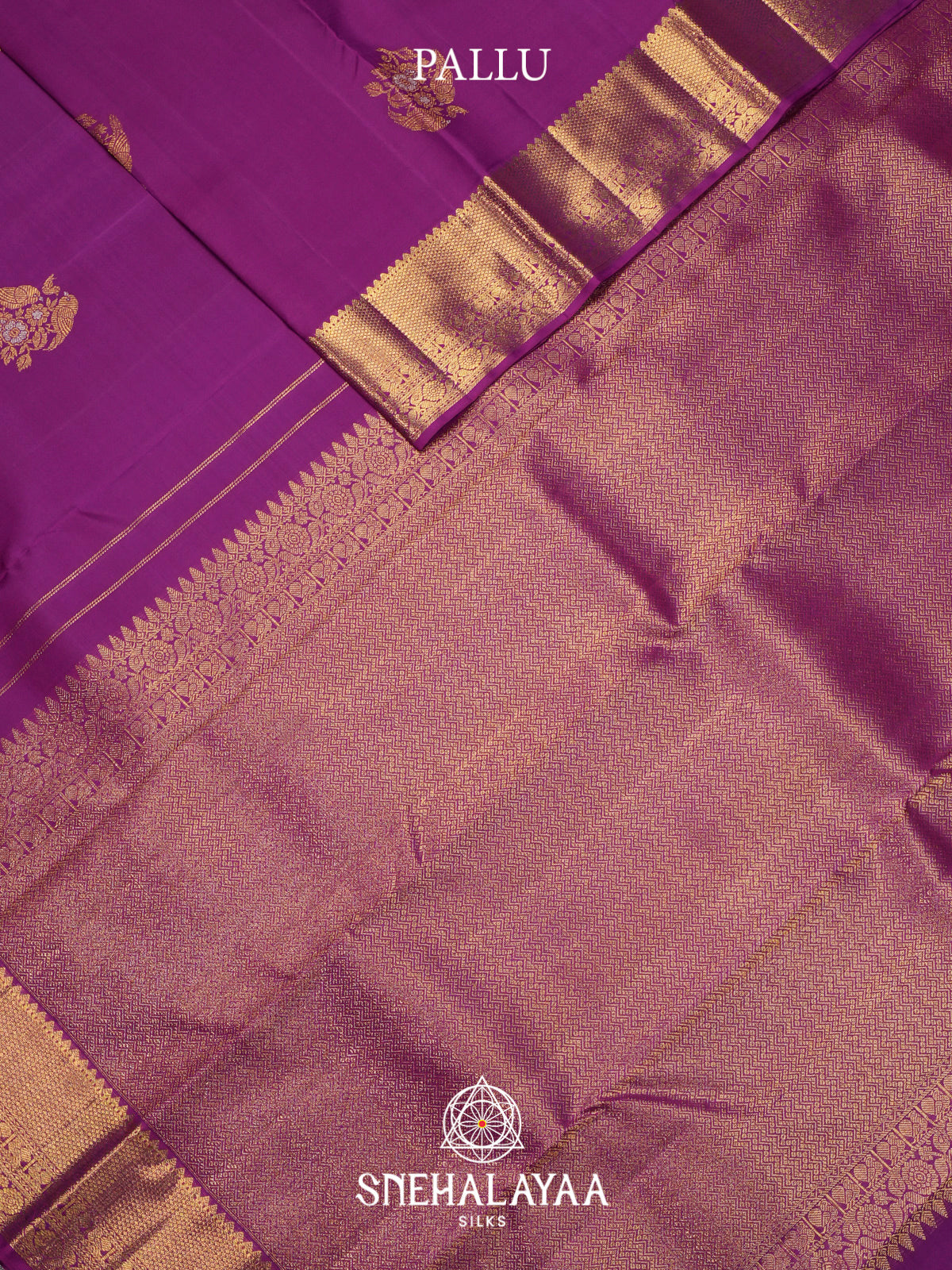 Magenta Purple Kanjivaram Silk Saree