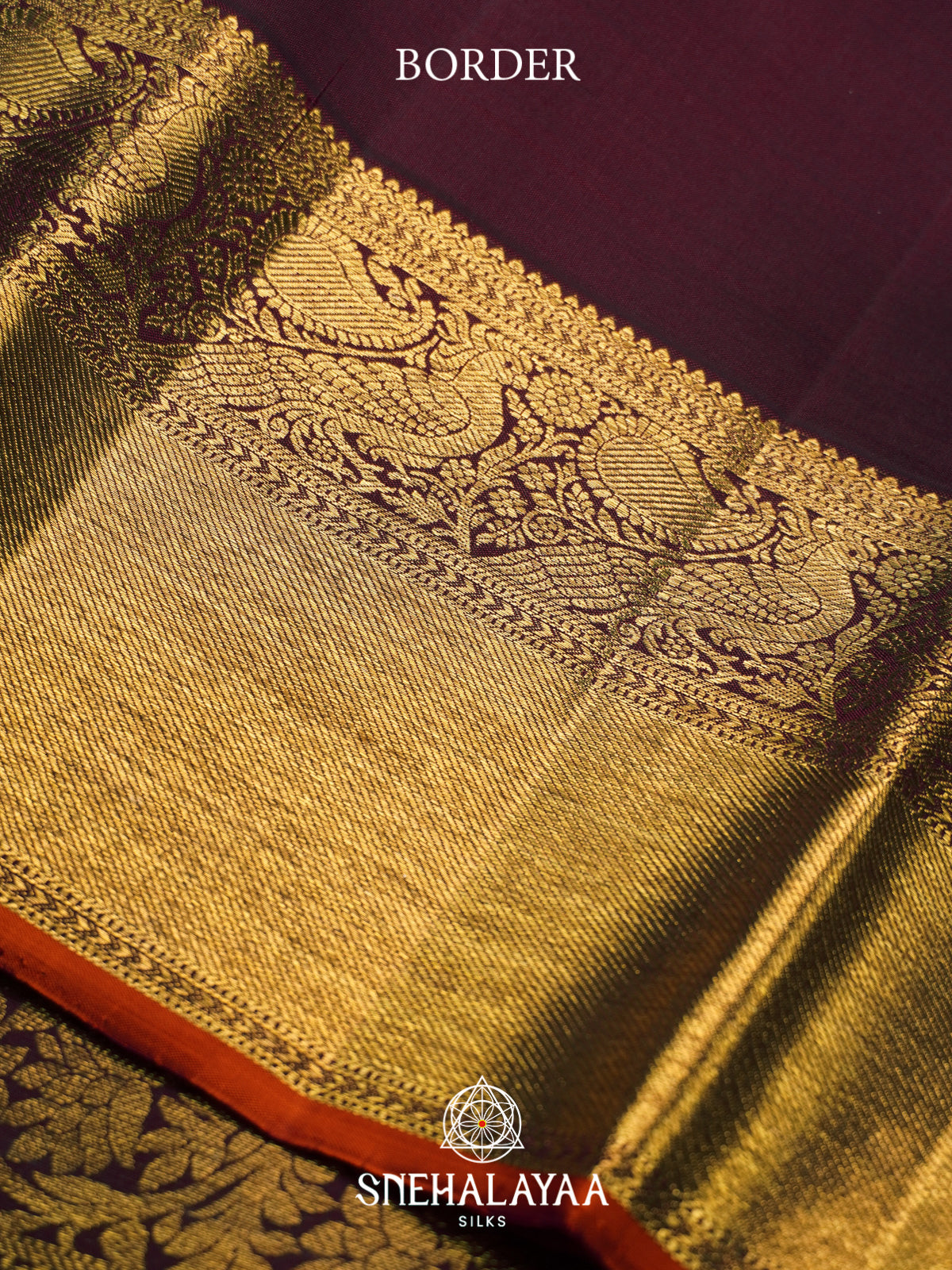 Coffee Brown Kanjivaram Silk Saree