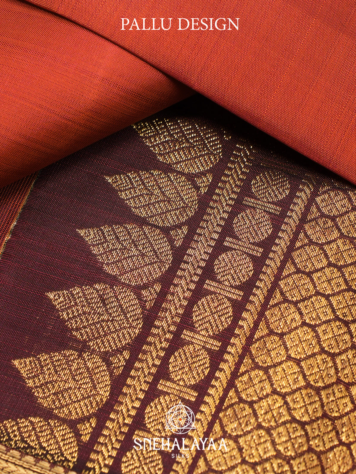 Orange Kanjivaram Silk Saree
