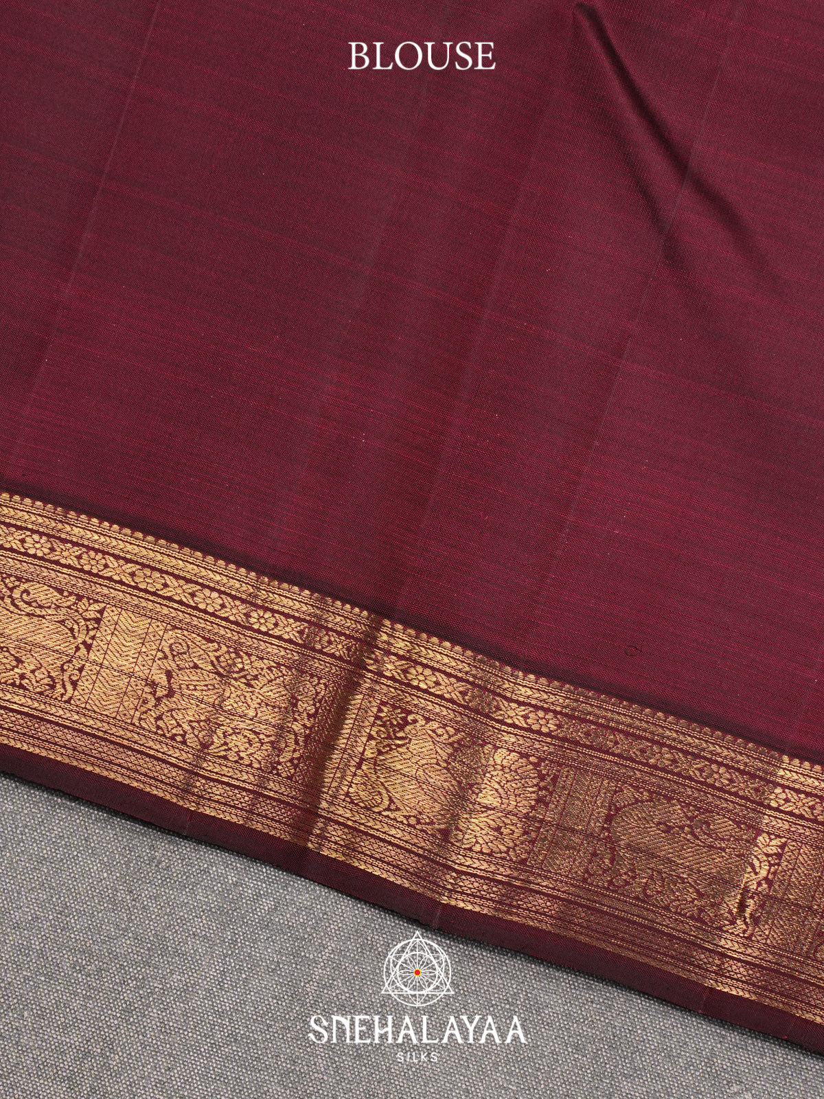 Orange Kanjivaram Silk Saree