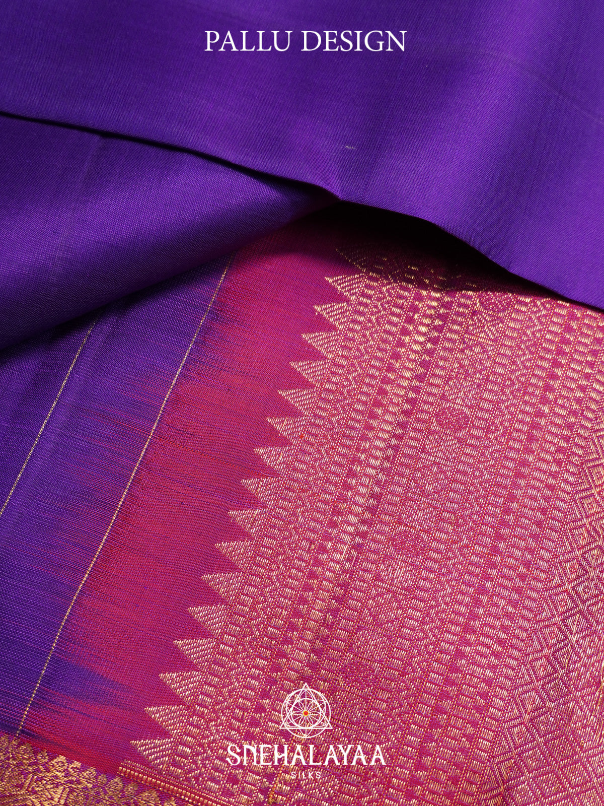 Purple Kanjivaram Silk Saree