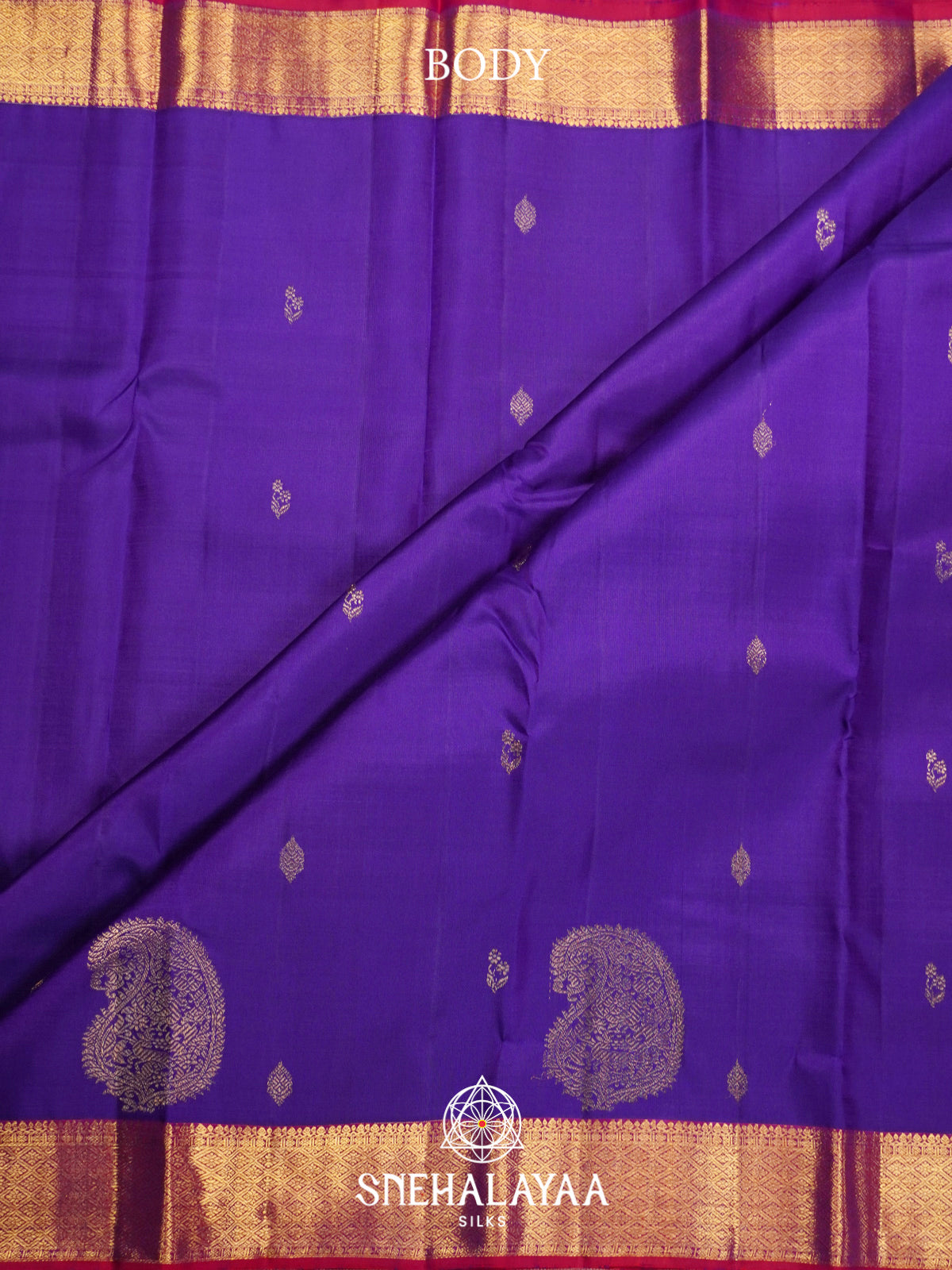 Purple Kanjivaram Silk Saree