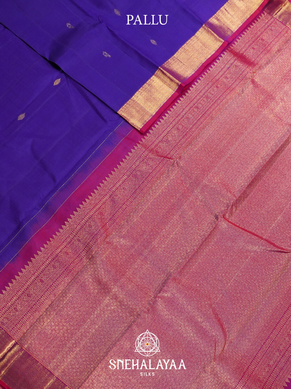 Purple Kanjivaram Silk Saree