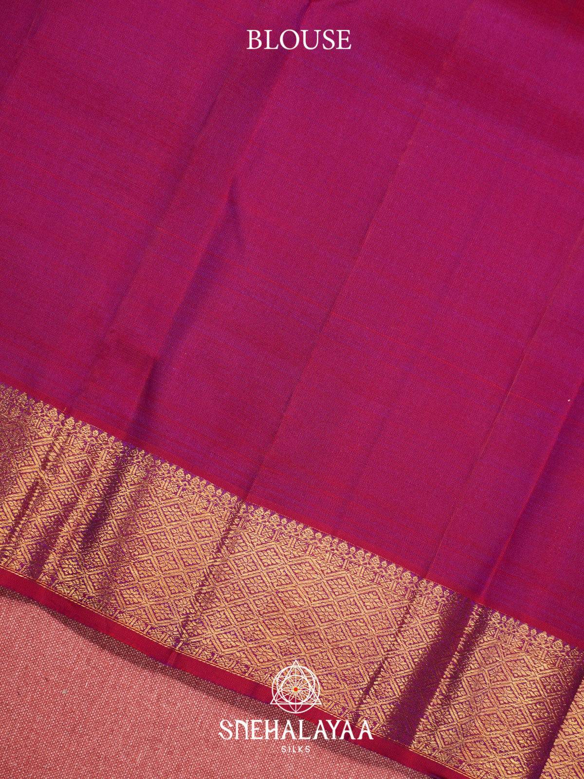 Purple Kanjivaram Silk Saree
