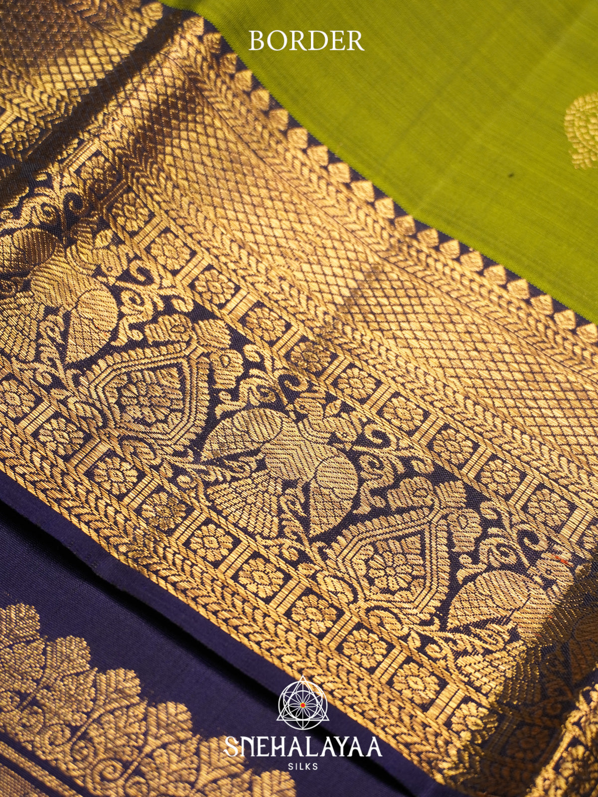 Mehandi Green Kanjivaram Silk Saree
