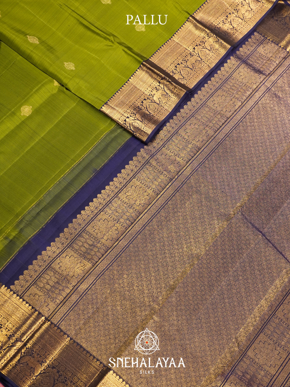 Mehandi Green Kanjivaram Silk Saree