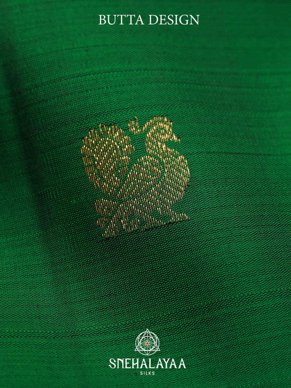 Emerald Green Kanjivaram Silk Saree
