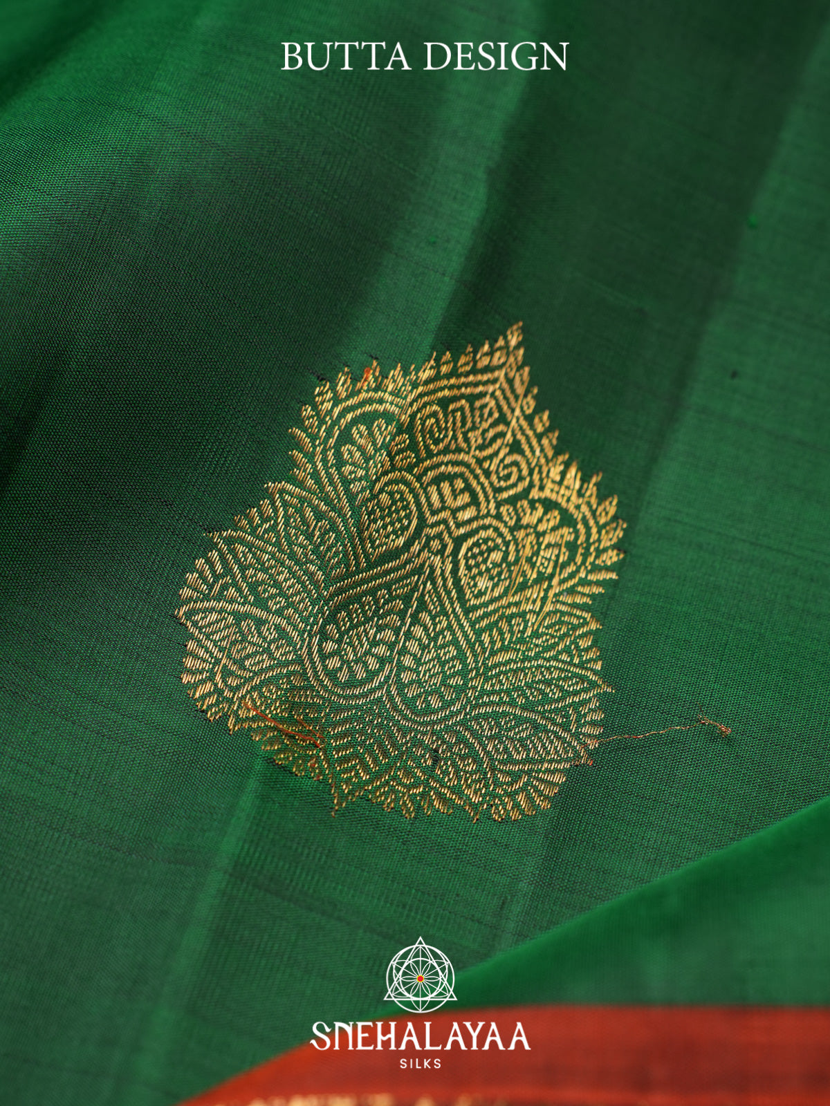 Forest Green Kanjivaram Silk Saree