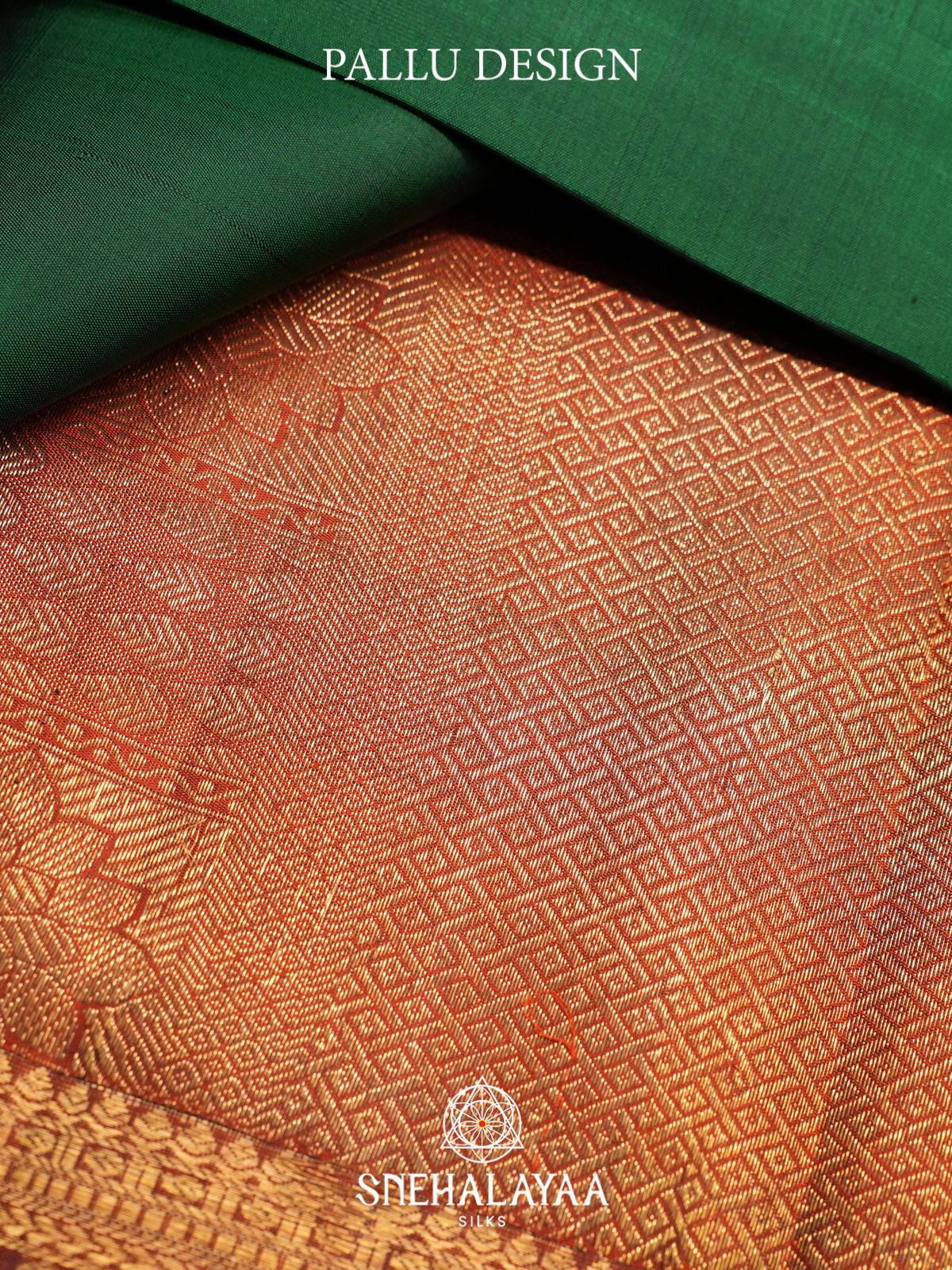 Forest Green Kanjivaram Silk Saree