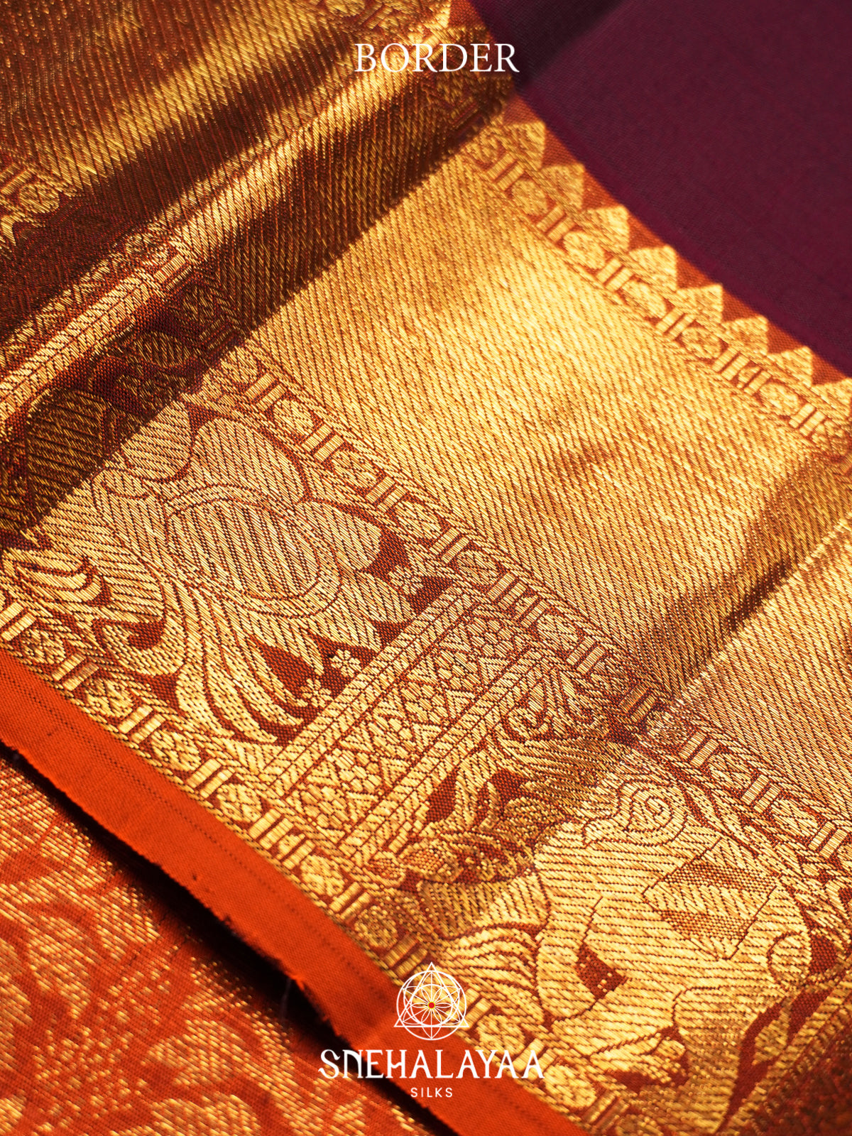 Maroon Kanjivaram Silk Saree