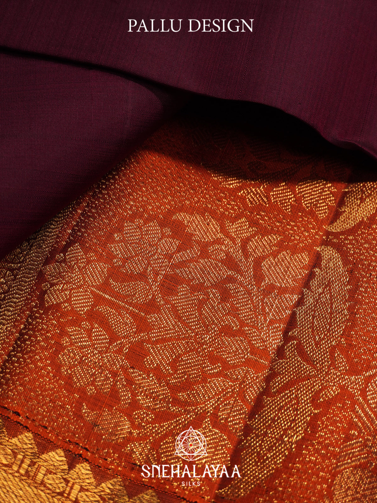 Maroon Kanjivaram Silk Saree
