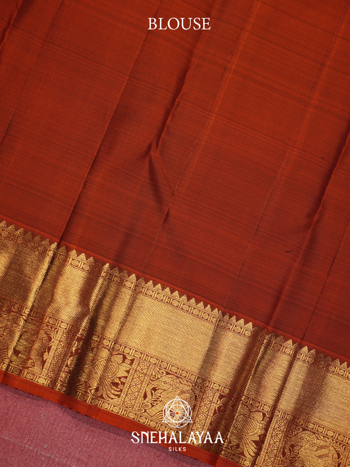 Maroon Kanjivaram Silk Saree