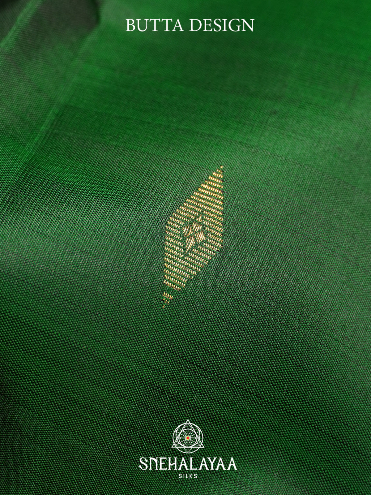 Emerald Green Kanjivaram Silk Saree