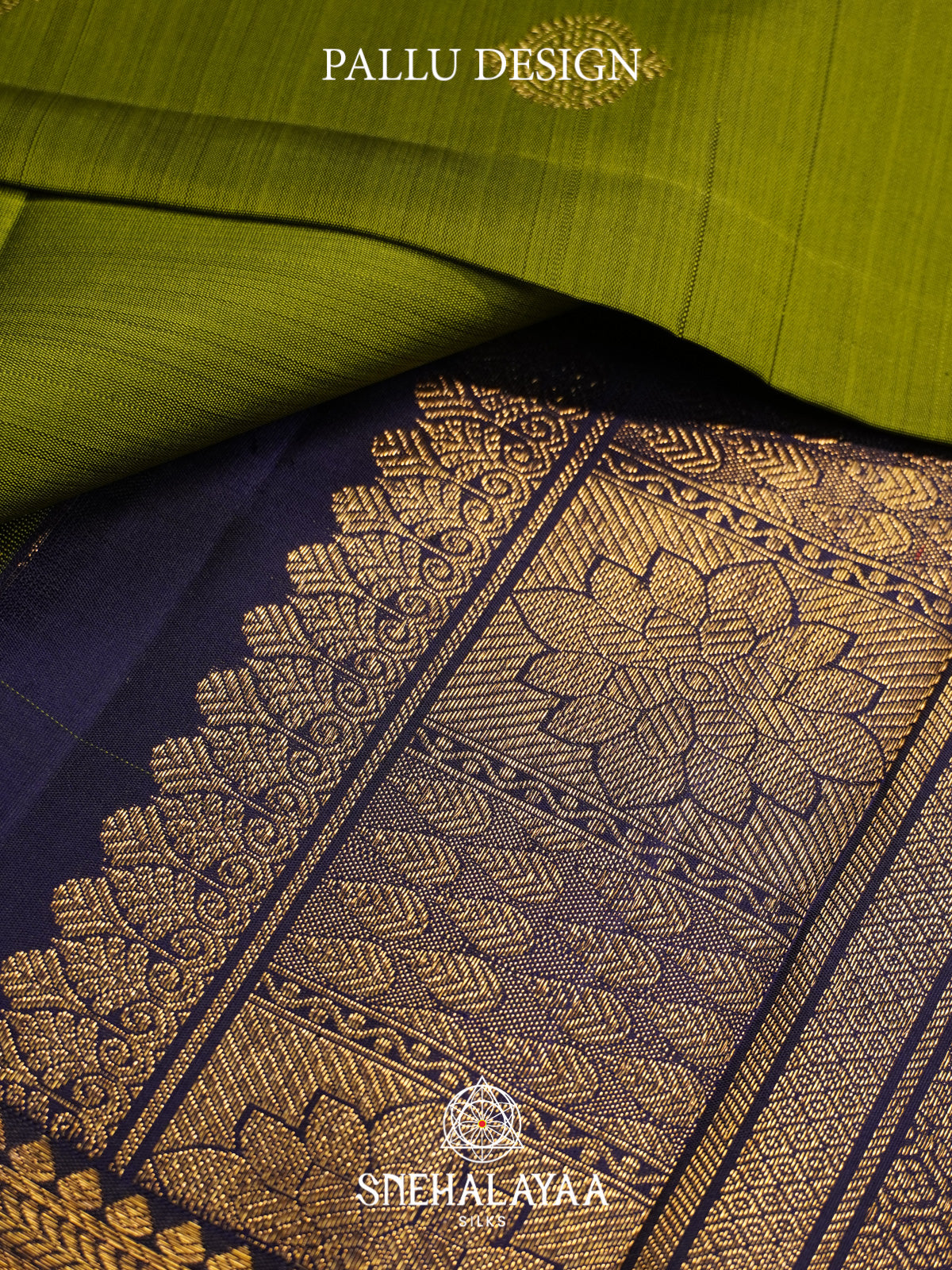 Mehandi Green Kanjivaram Silk Saree