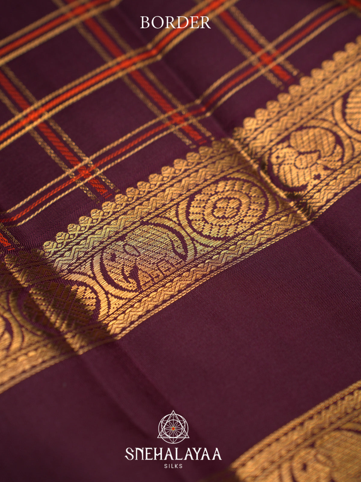 Coffee Brown Kanjivaram Silk Saree