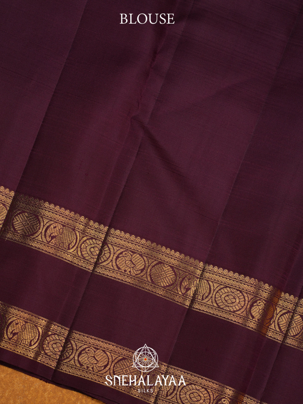 Coffee Brown Kanjivaram Silk Saree