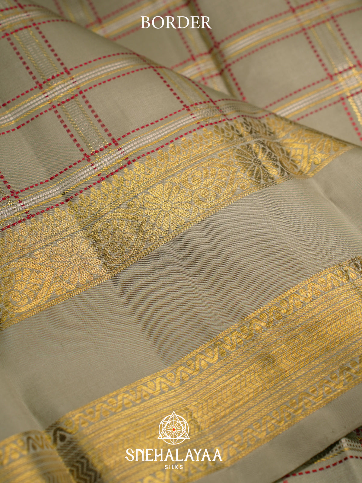 Sage Green Kanjivaram Silk Saree