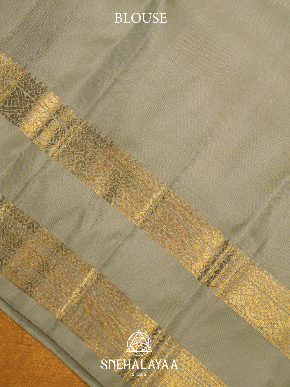 Sage Green Kanjivaram Silk Saree