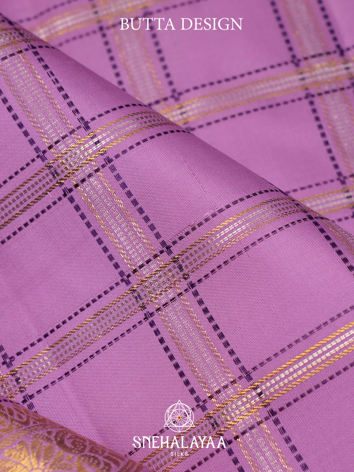 Lavender Kanjivaram Silk Saree