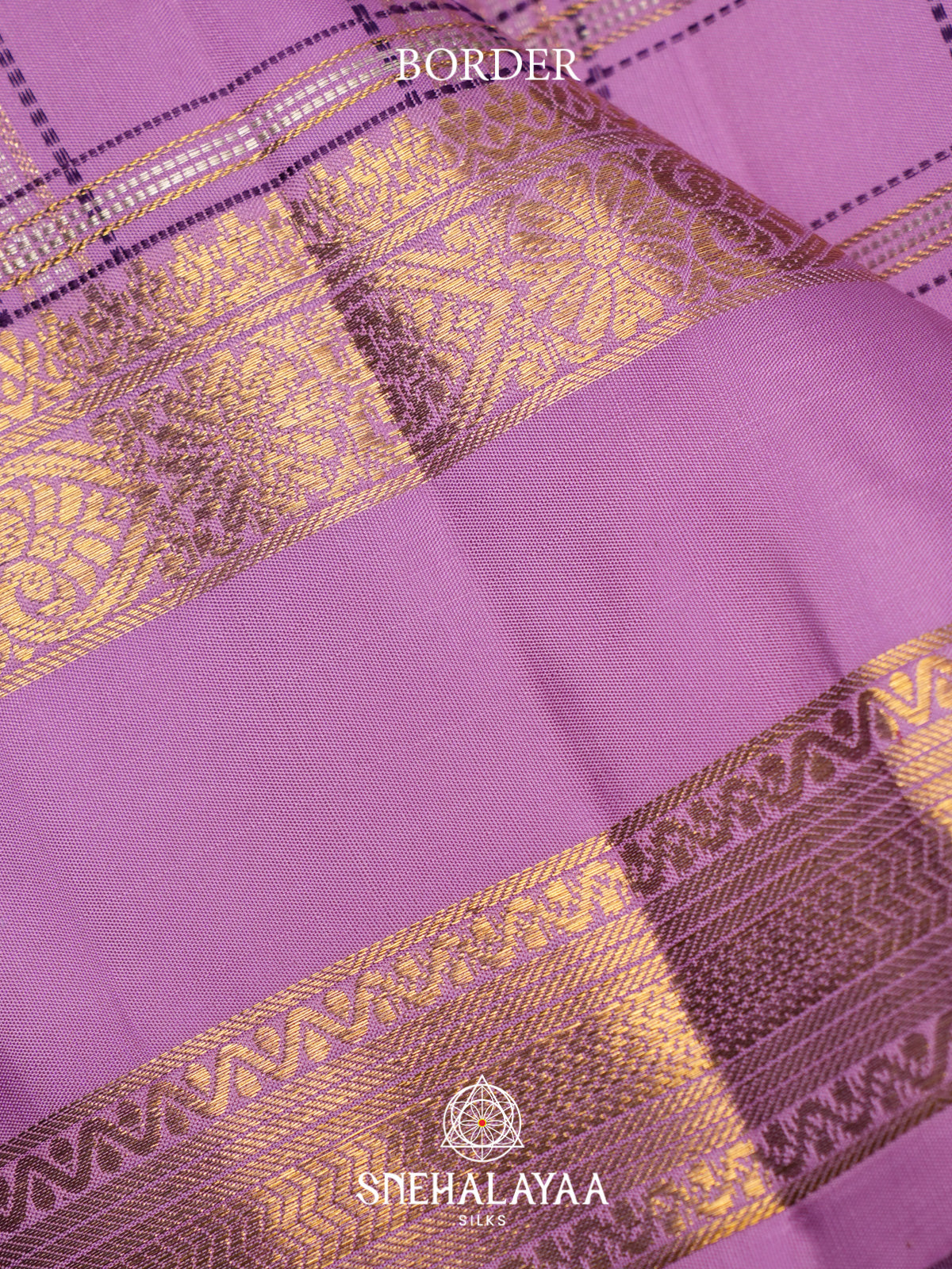 Lavender Kanjivaram Silk Saree