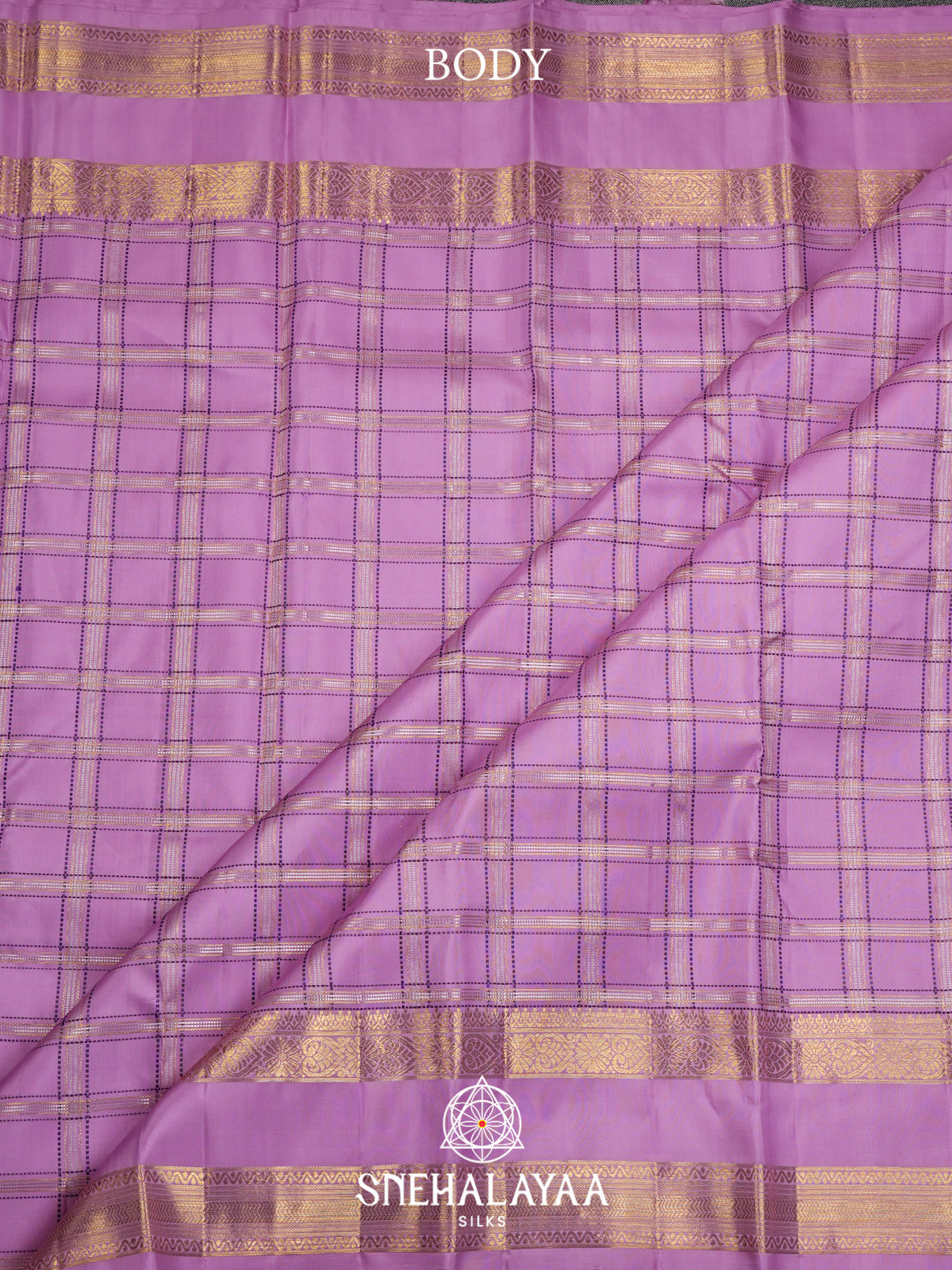 Lavender Kanjivaram Silk Saree