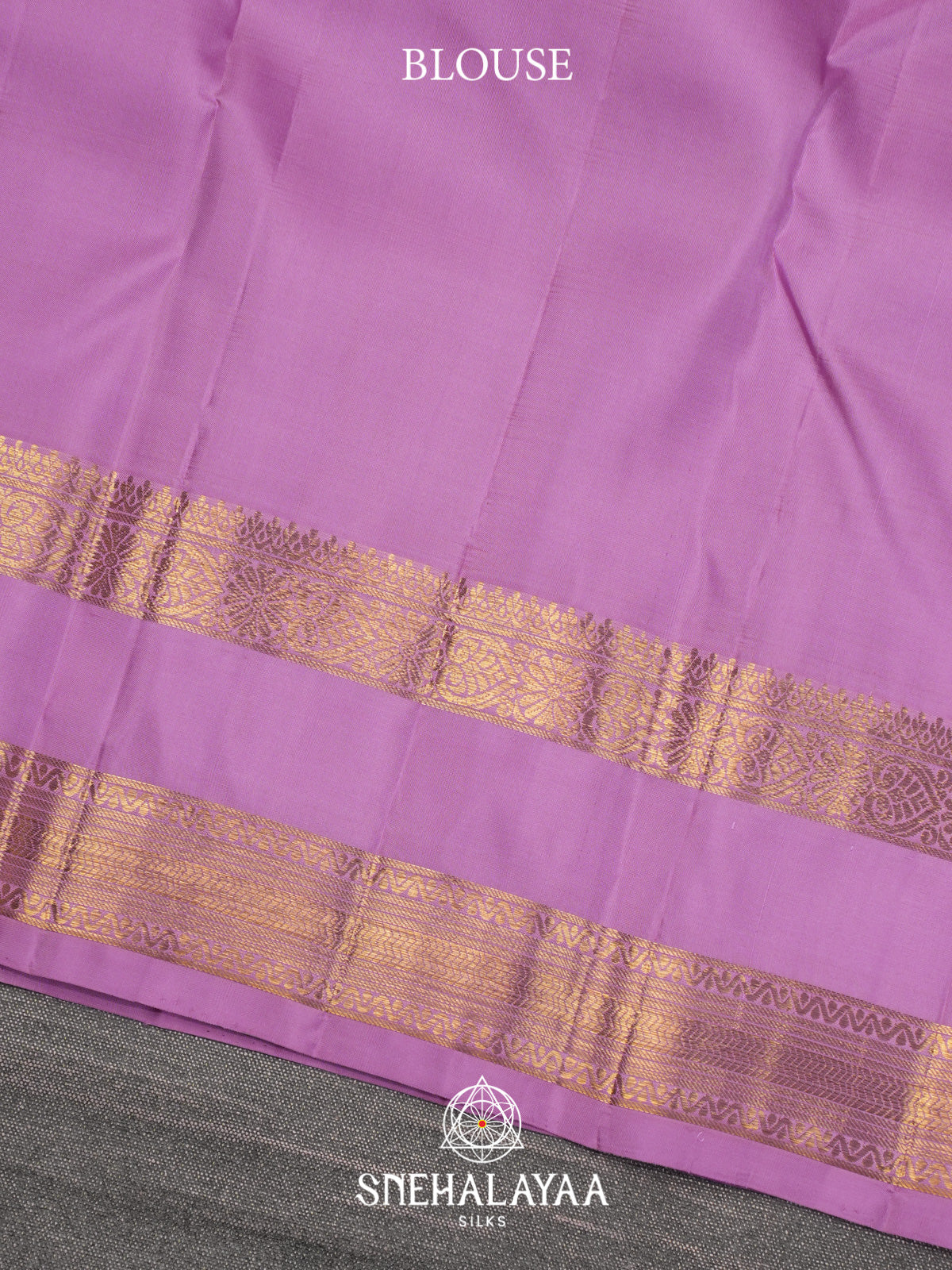 Lavender Kanjivaram Silk Saree